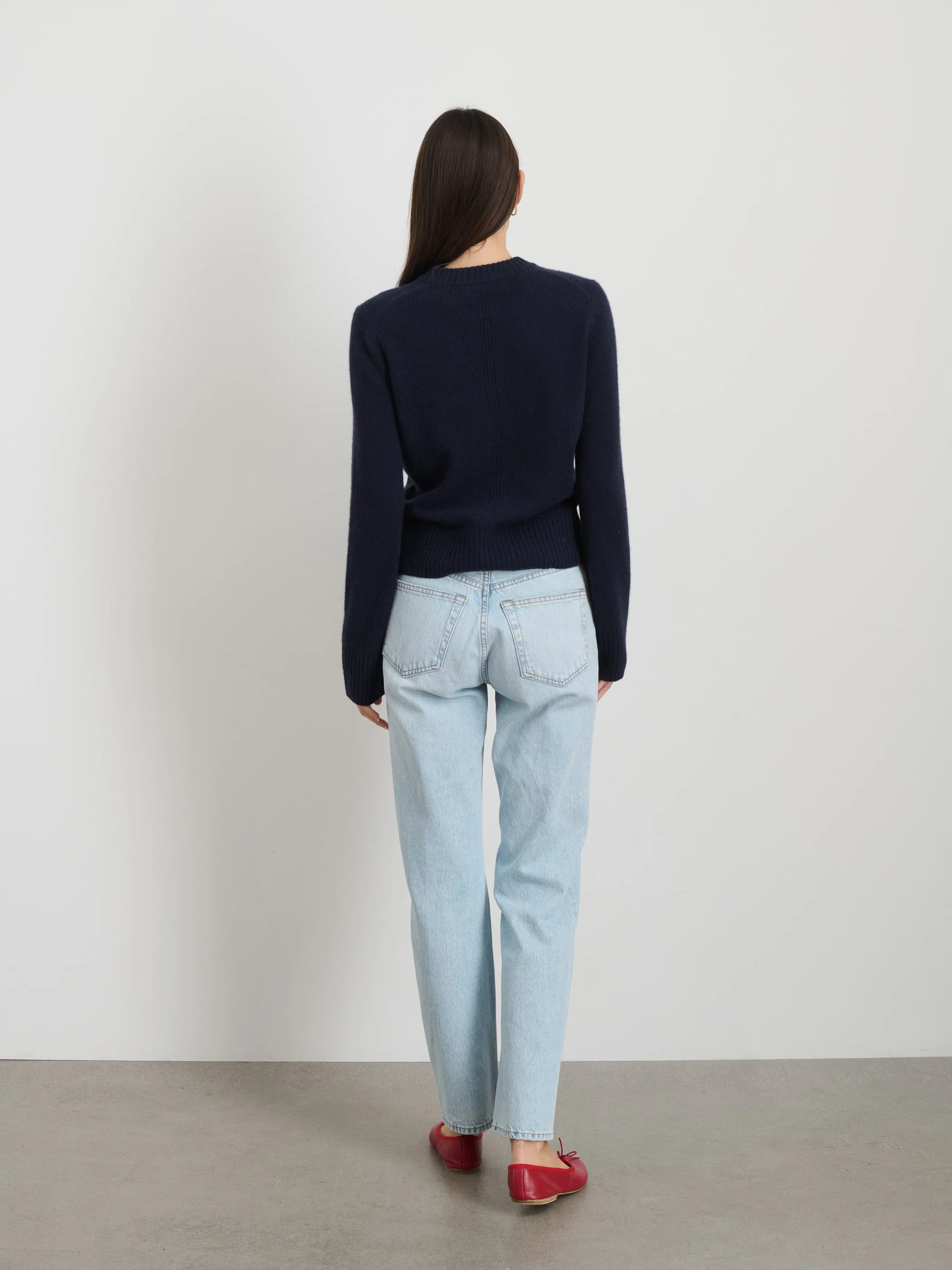 Michelle Crewneck Sweater in Cashmere
