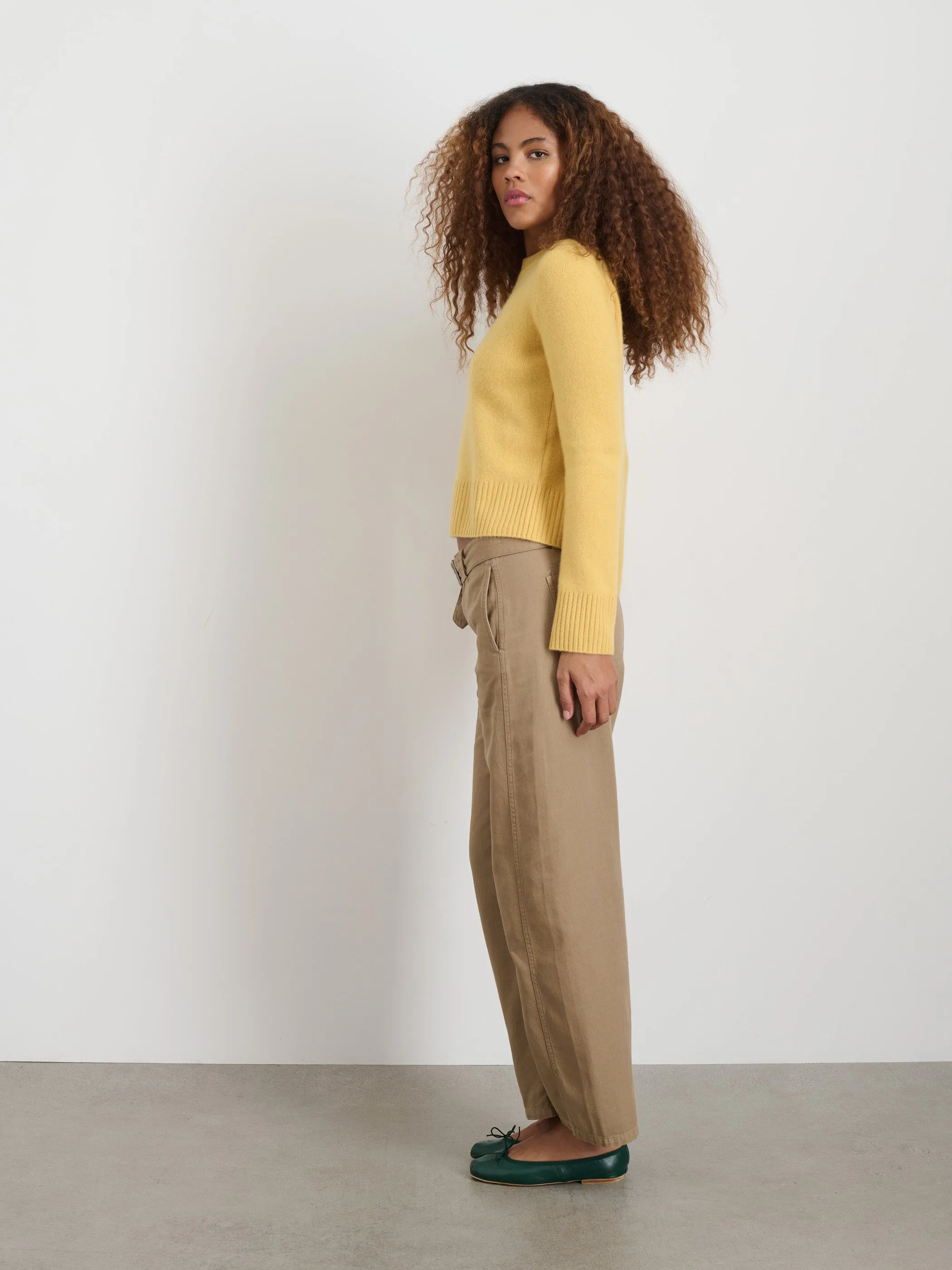 Michelle Crewneck Sweater in Cashmere