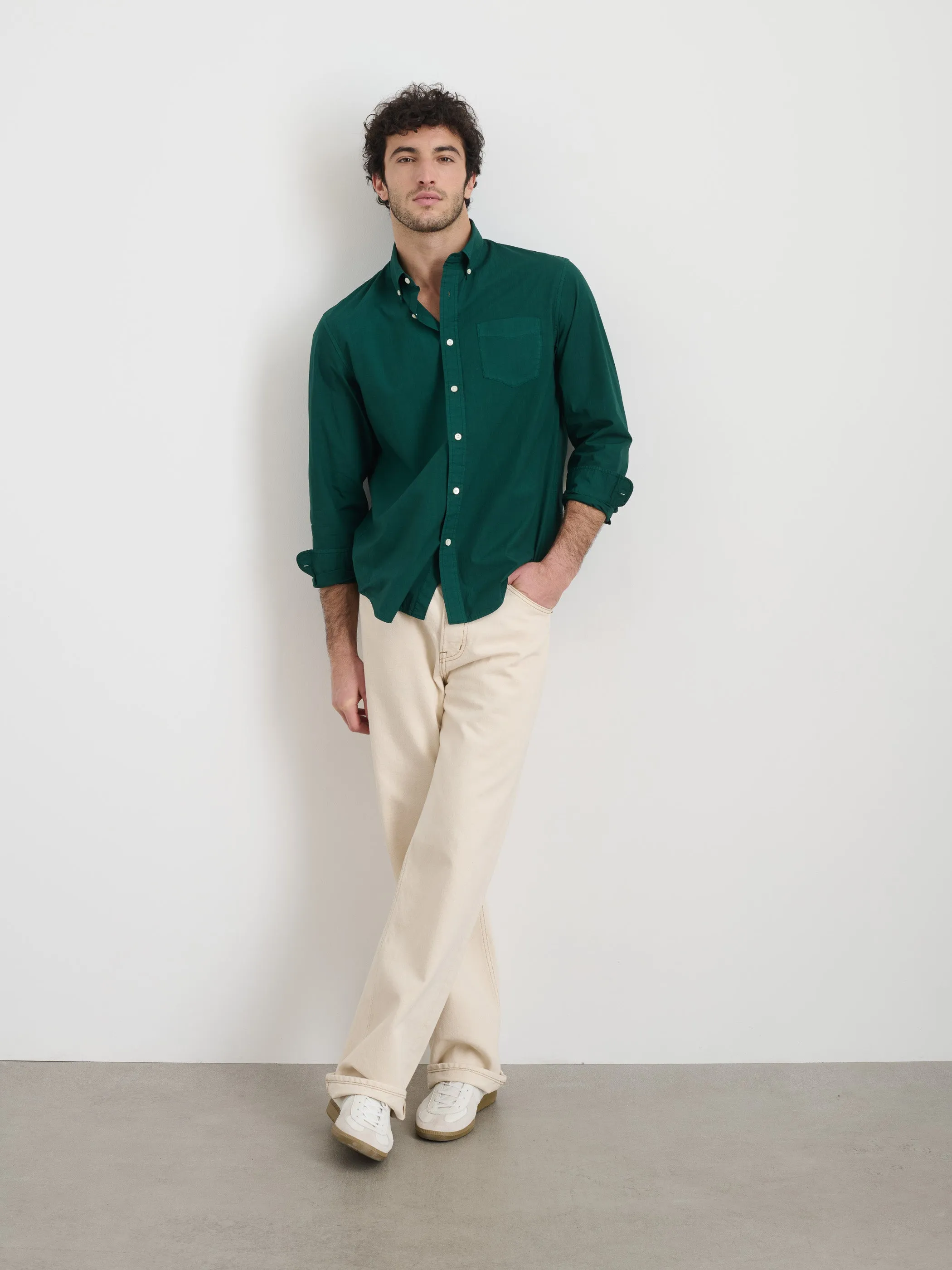 Mill Shirt in Cotton Poplin