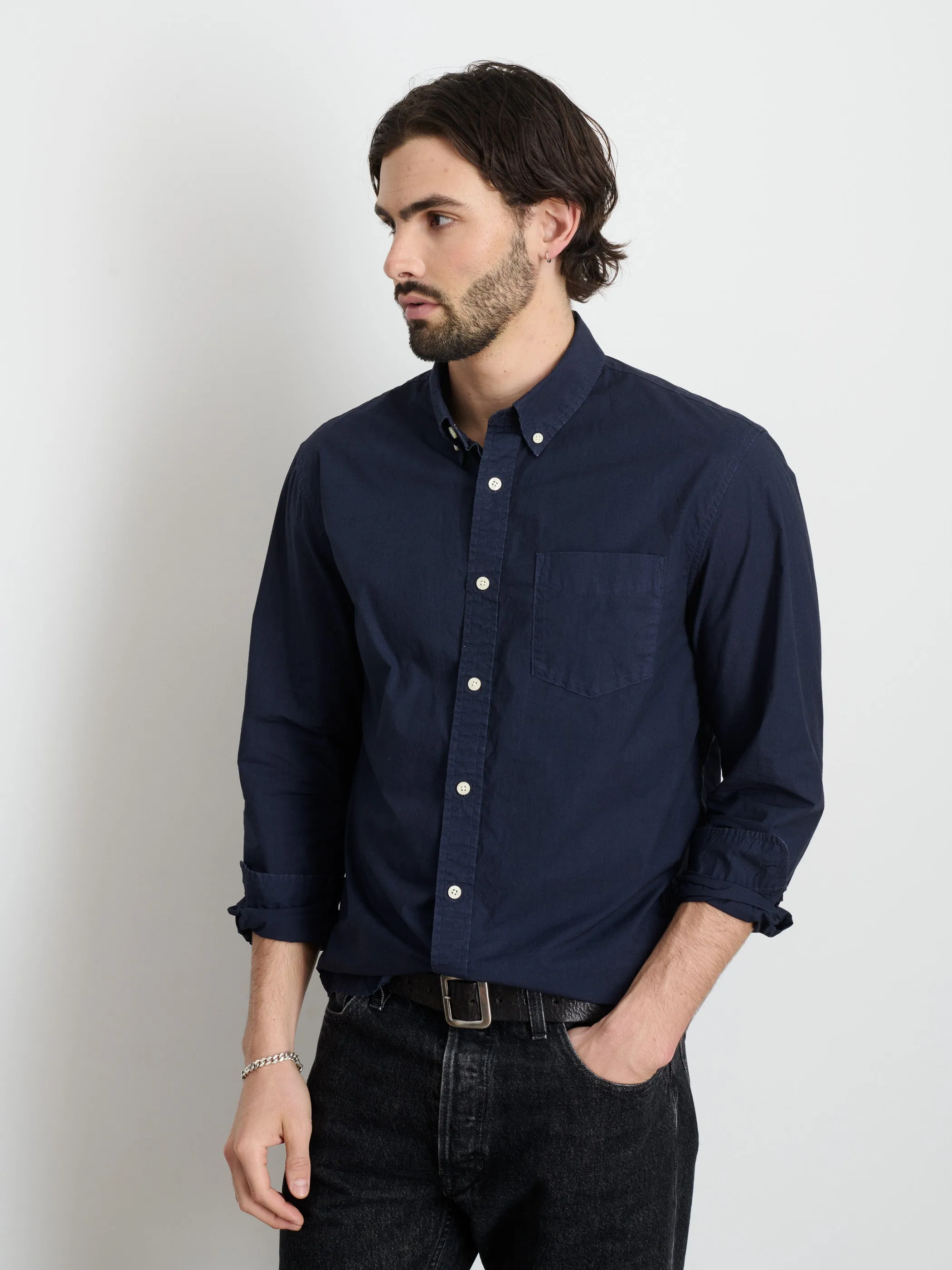 Mill Shirt in Cotton Poplin