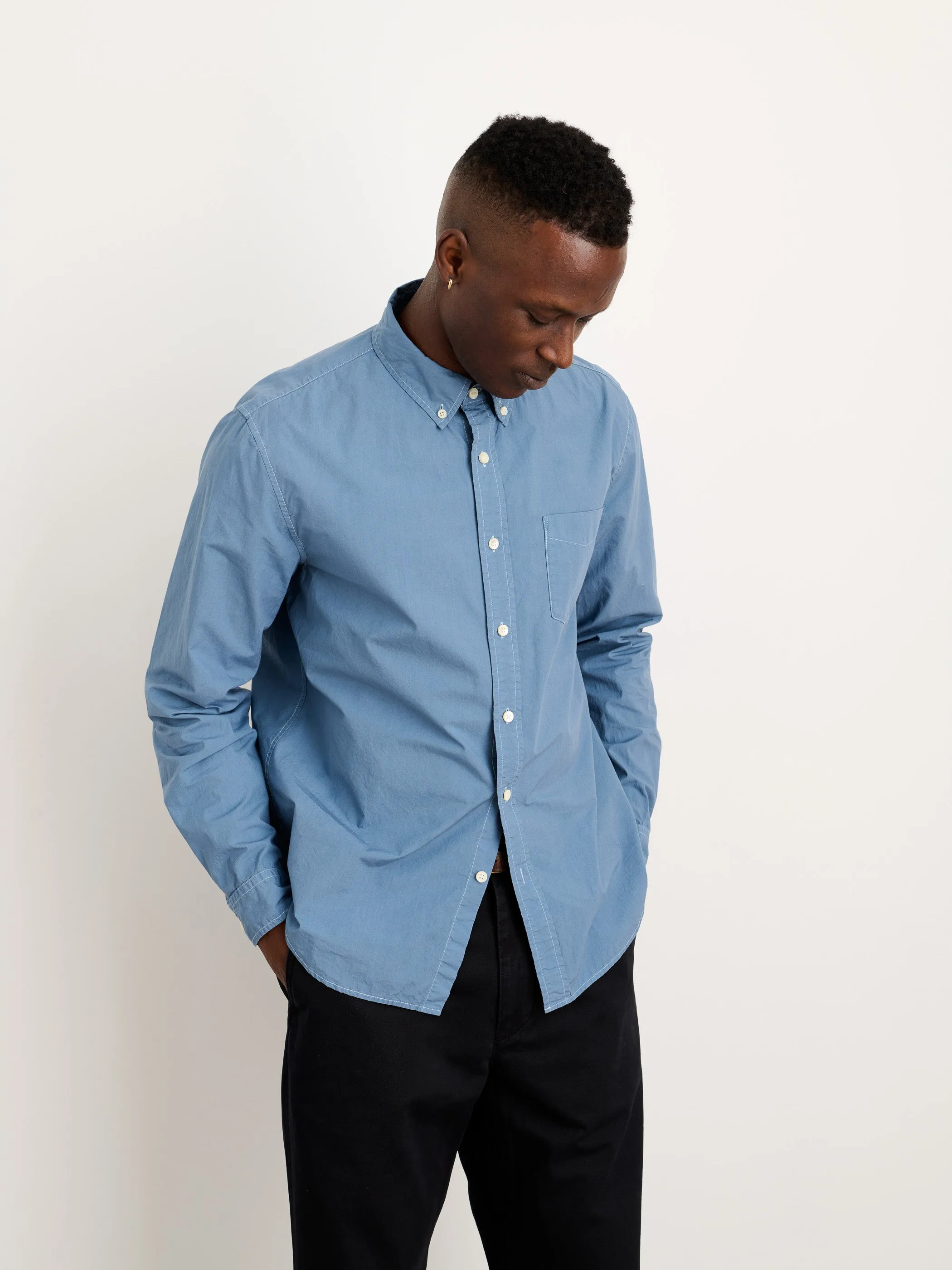 Mill Shirt in Cotton Poplin