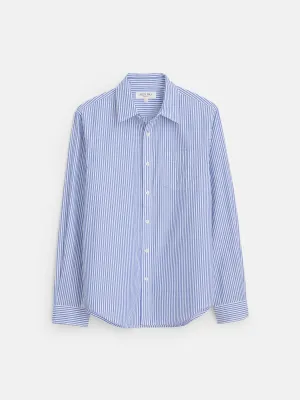 Mill Shirt in Striped Poplin