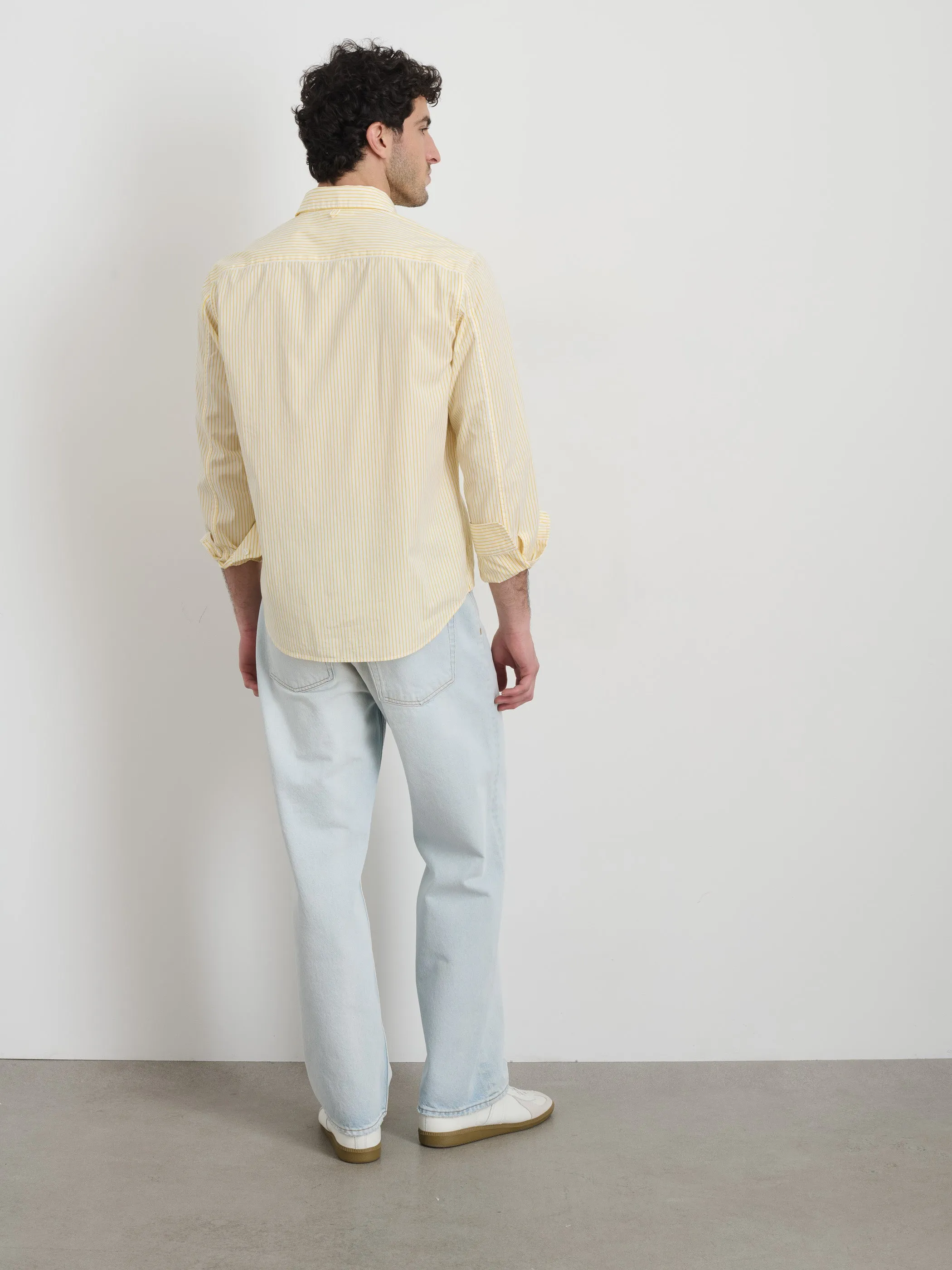 Mill Shirt in Thin Stripe