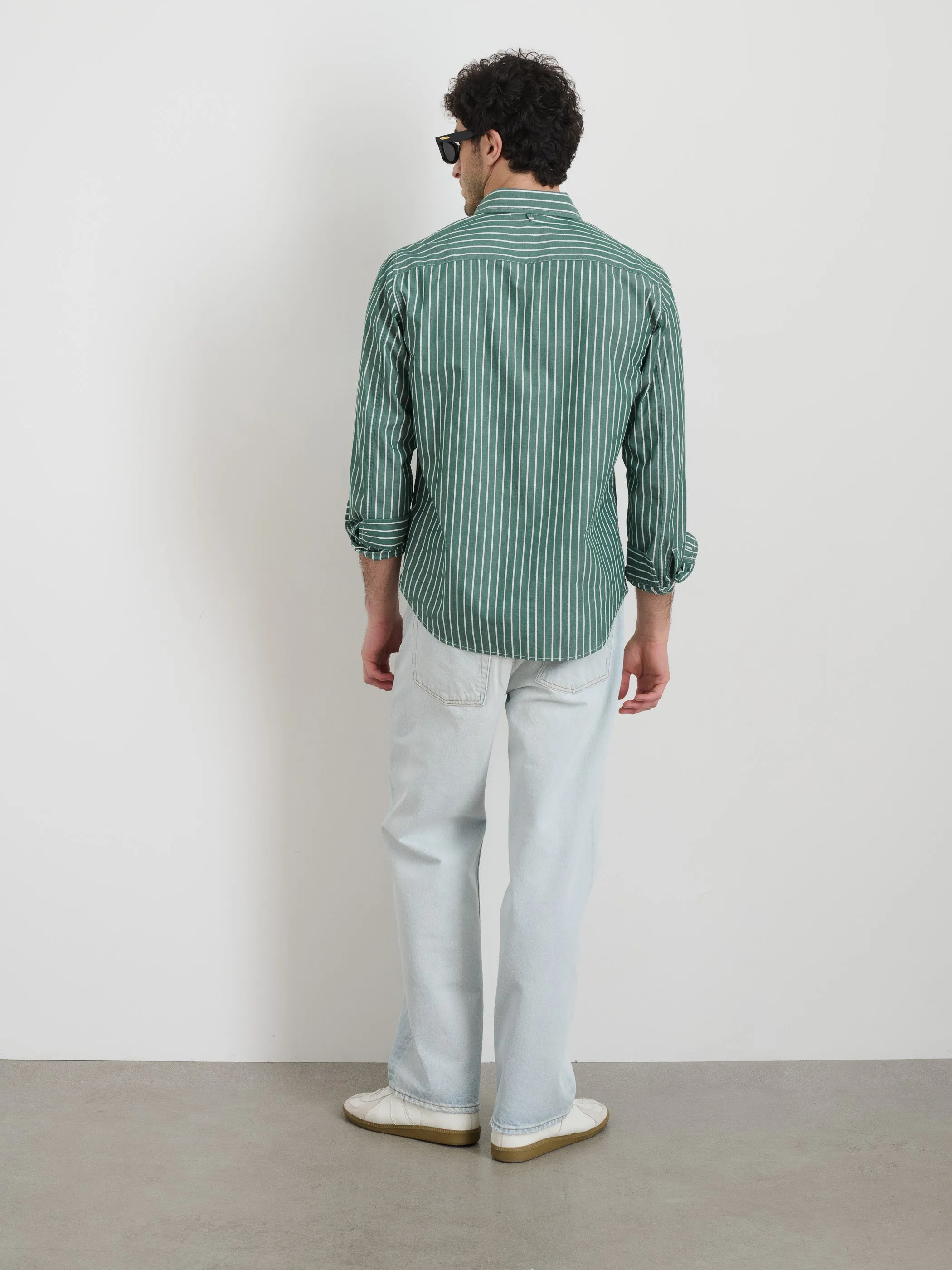 Mill Shirt in Thin Stripe