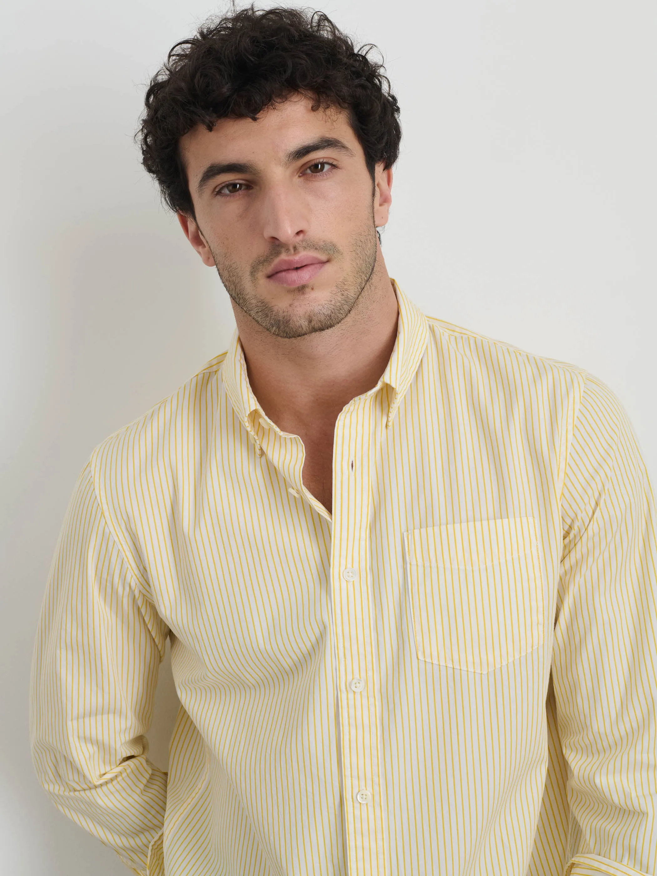 Mill Shirt in Thin Stripe