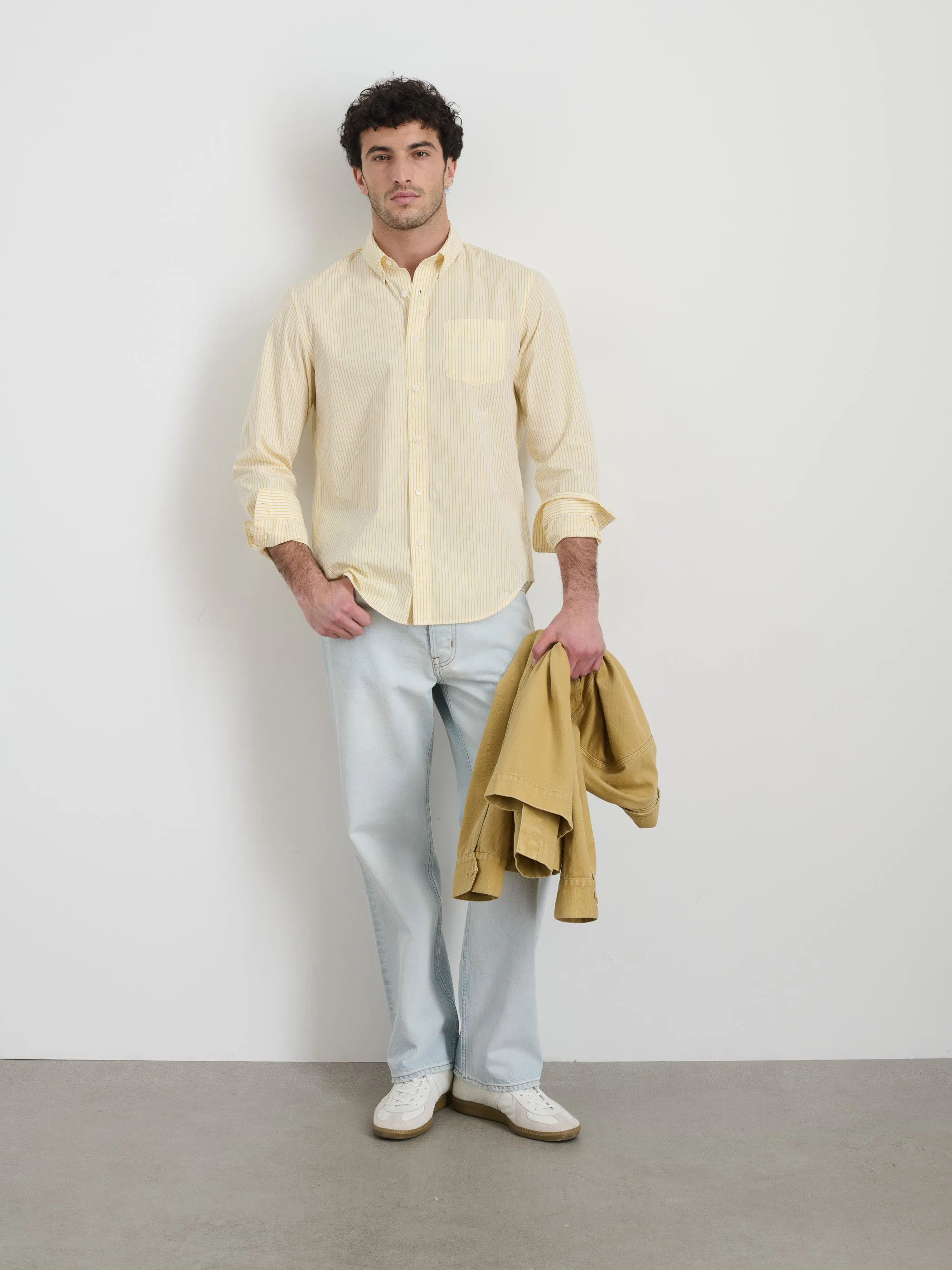 Mill Shirt in Thin Stripe