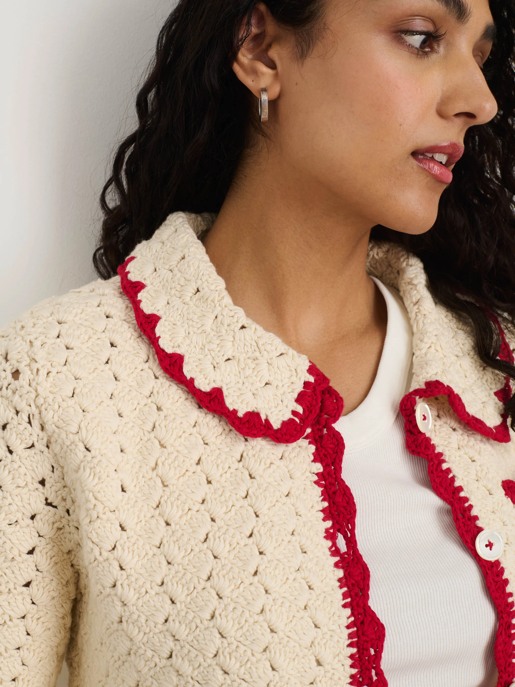 Molly Hand-Crochet Cardigan