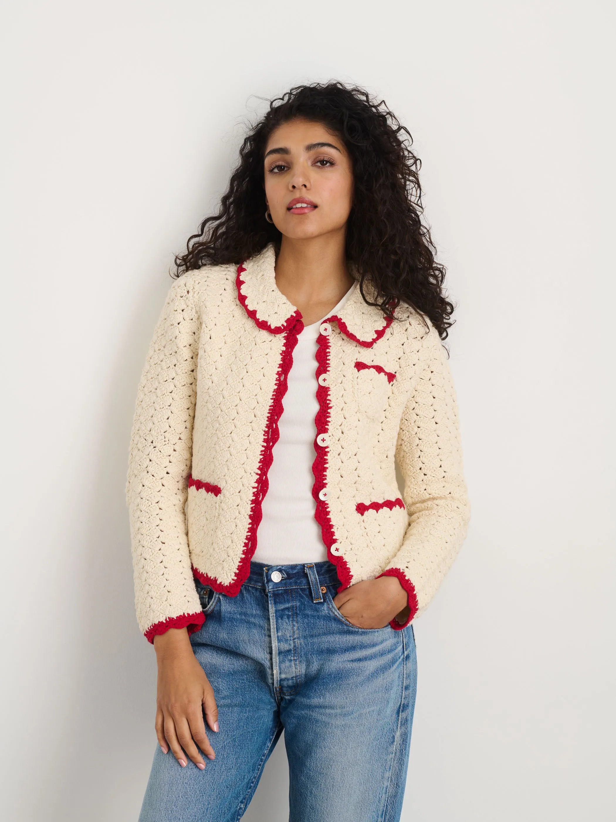 Molly Hand-Crochet Cardigan
