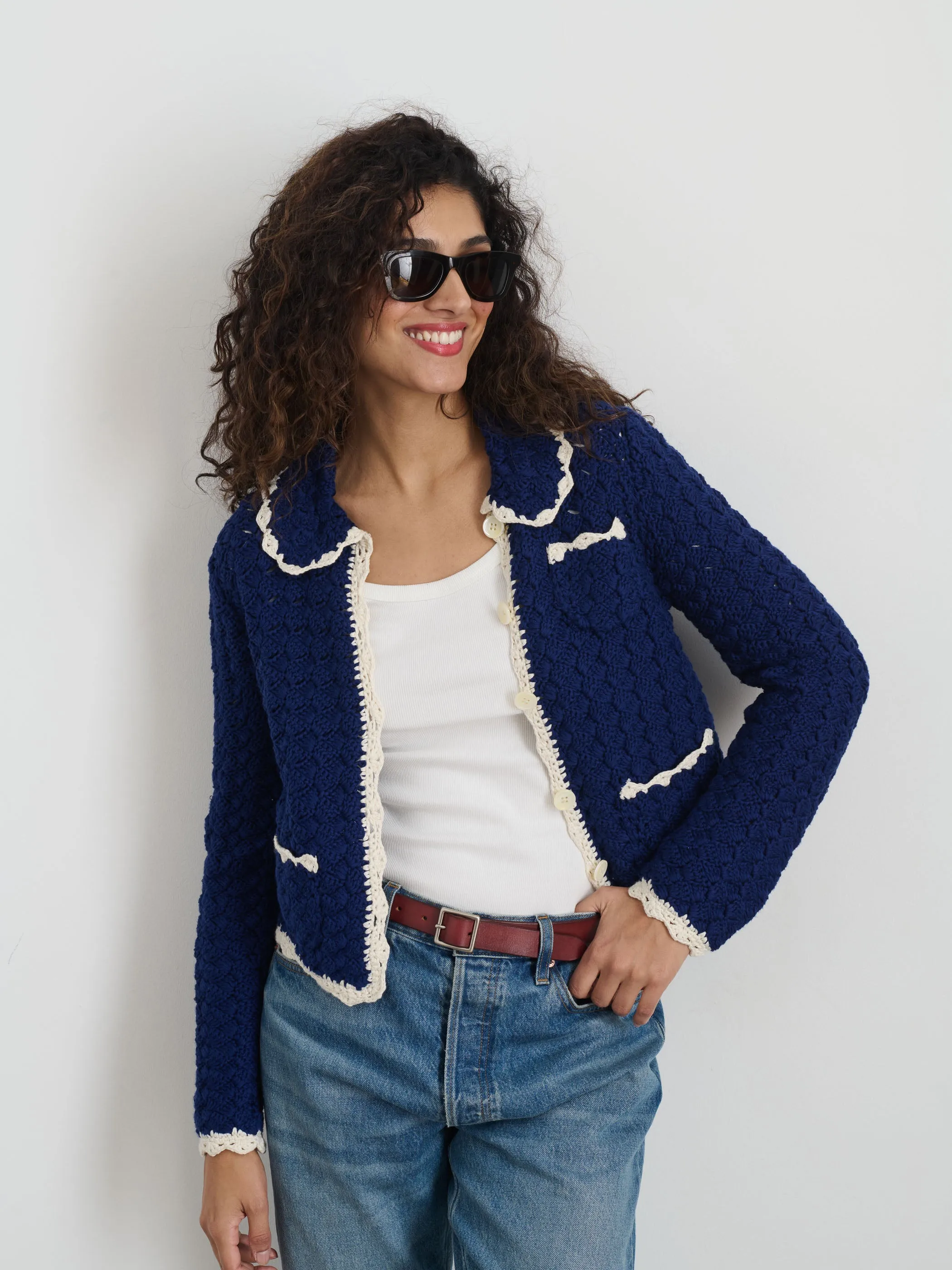 Molly Hand-Crochet Cardigan