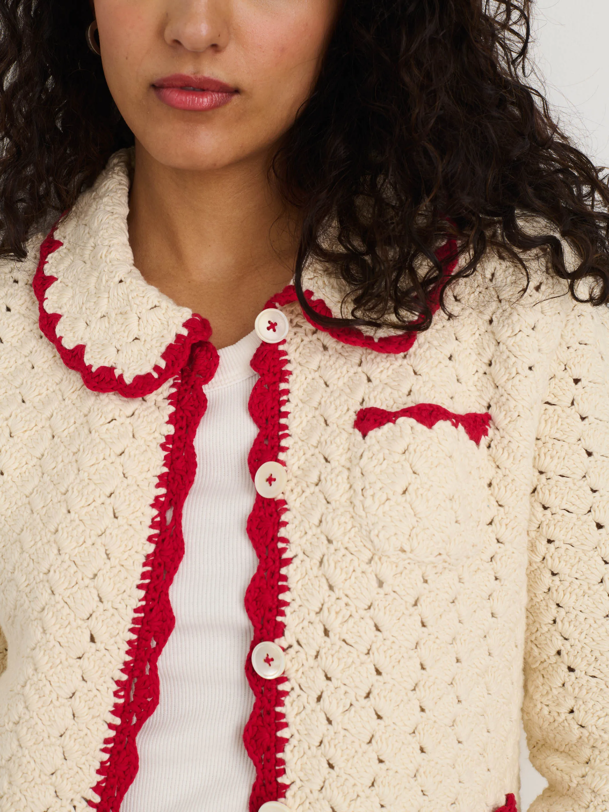 Molly Hand-Crochet Cardigan