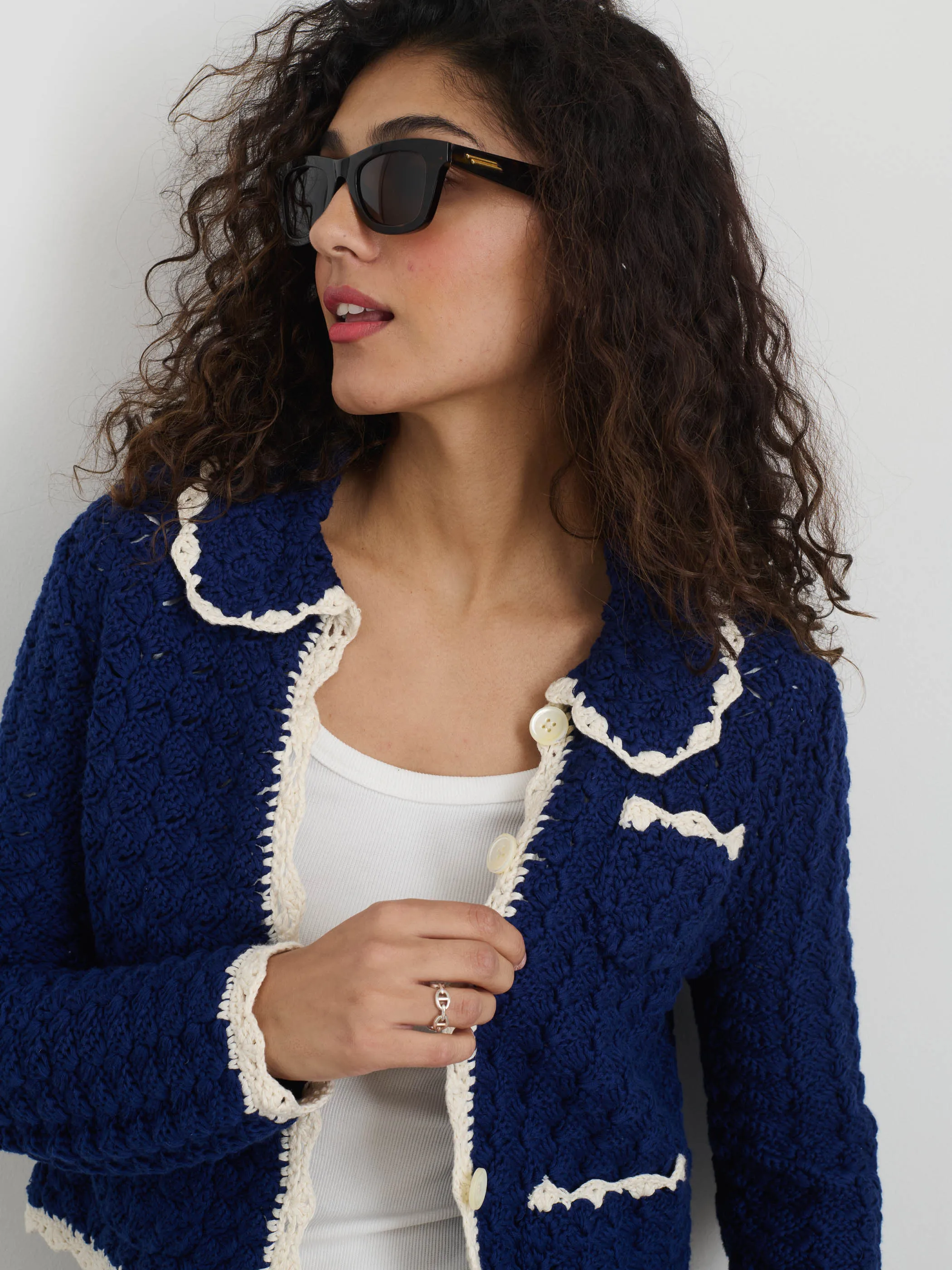 Molly Hand-Crochet Cardigan