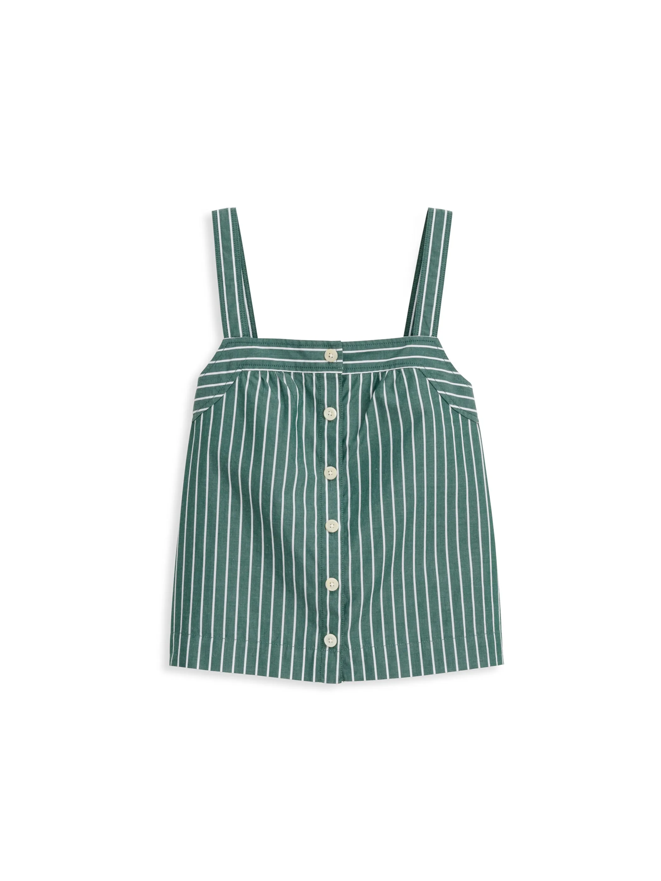 Montauk Striped Tank In Cotton