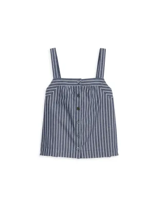 Montauk Striped Tank In Cotton