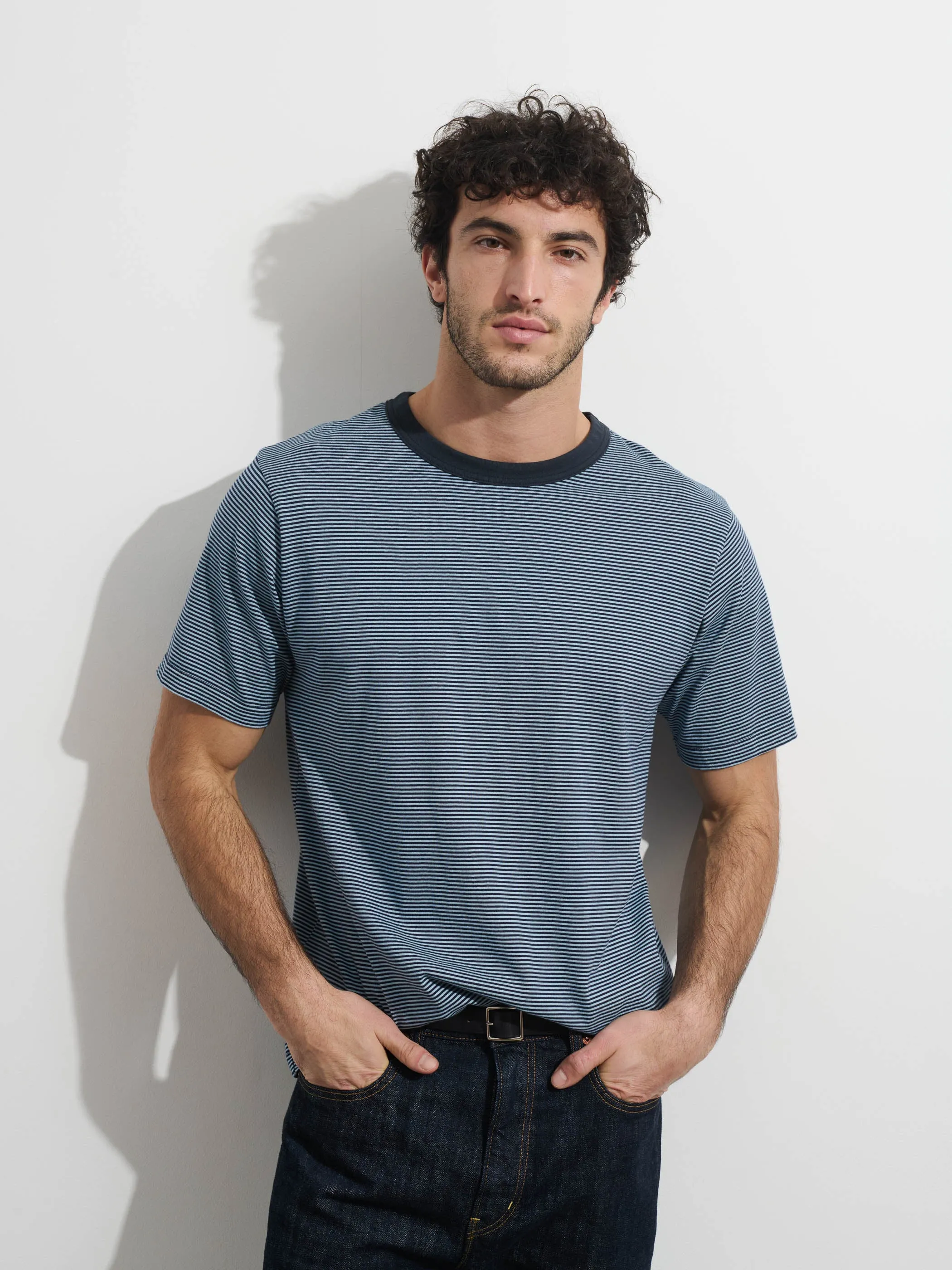 OMNIGOD x Alex Mill Fine Stripe Tee