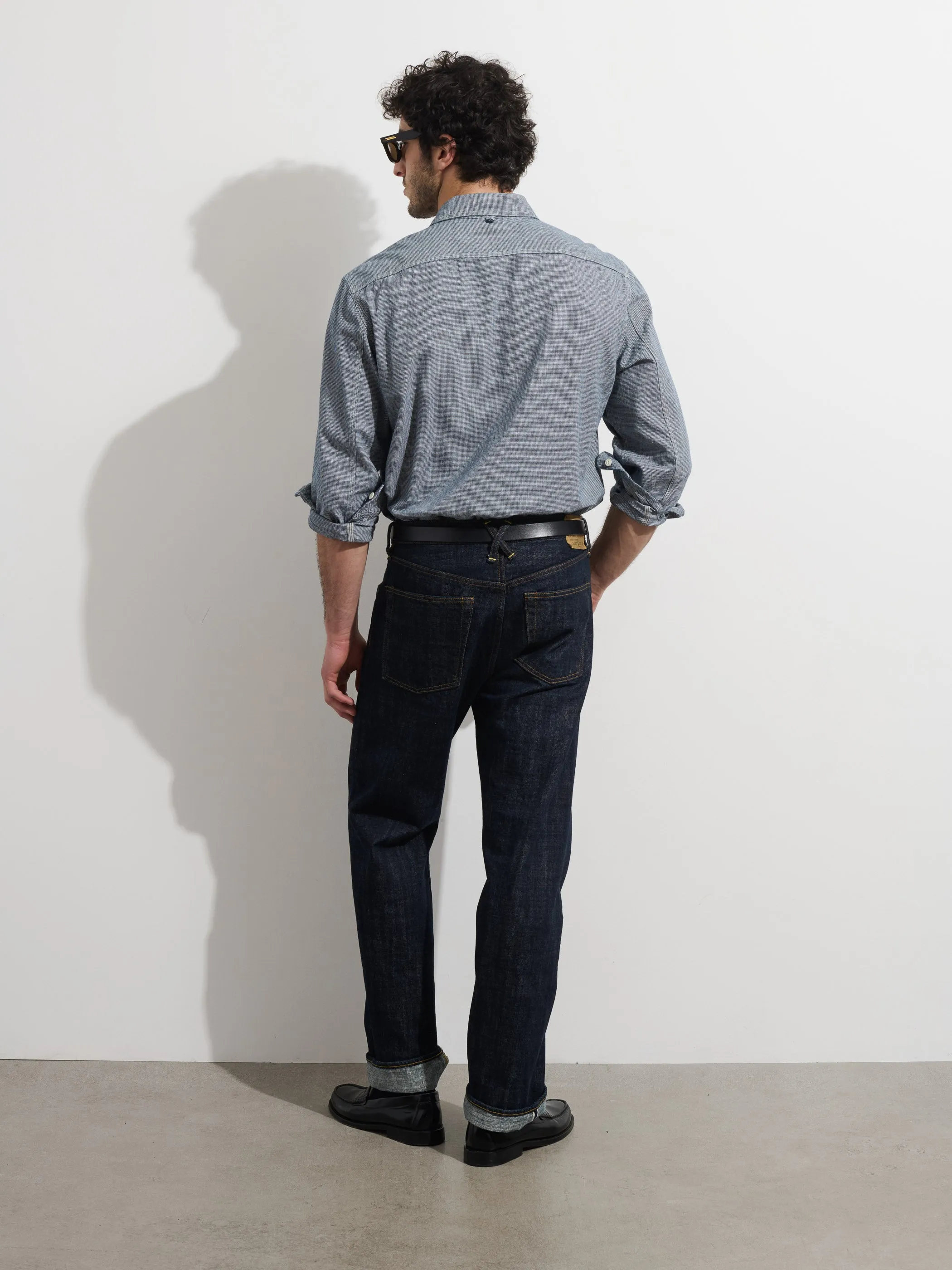 OMNIGOD x Alex Mill Utility Shirt In Houndstooth