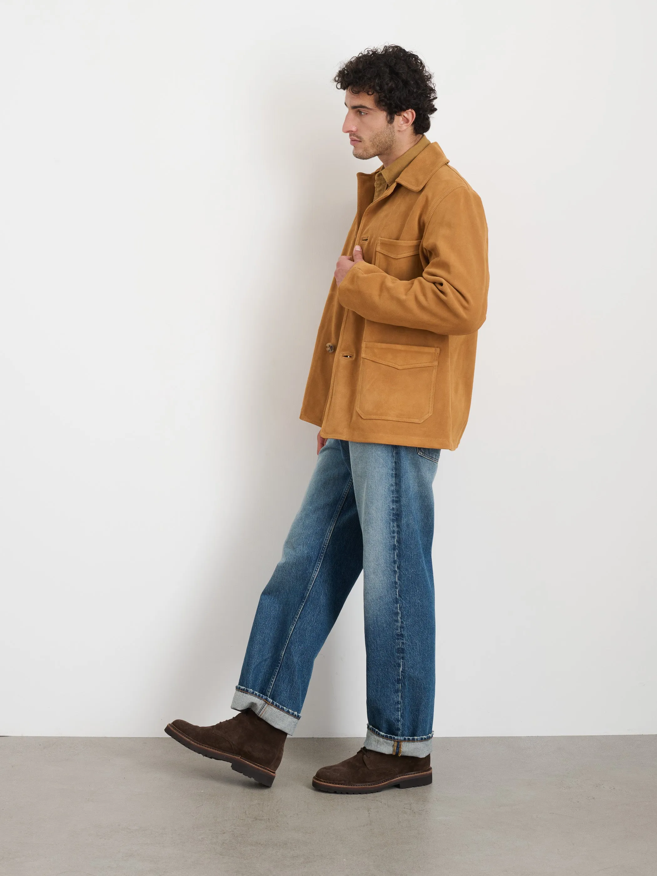 Owen Barry x Alex Mill Work Jacket in Suede