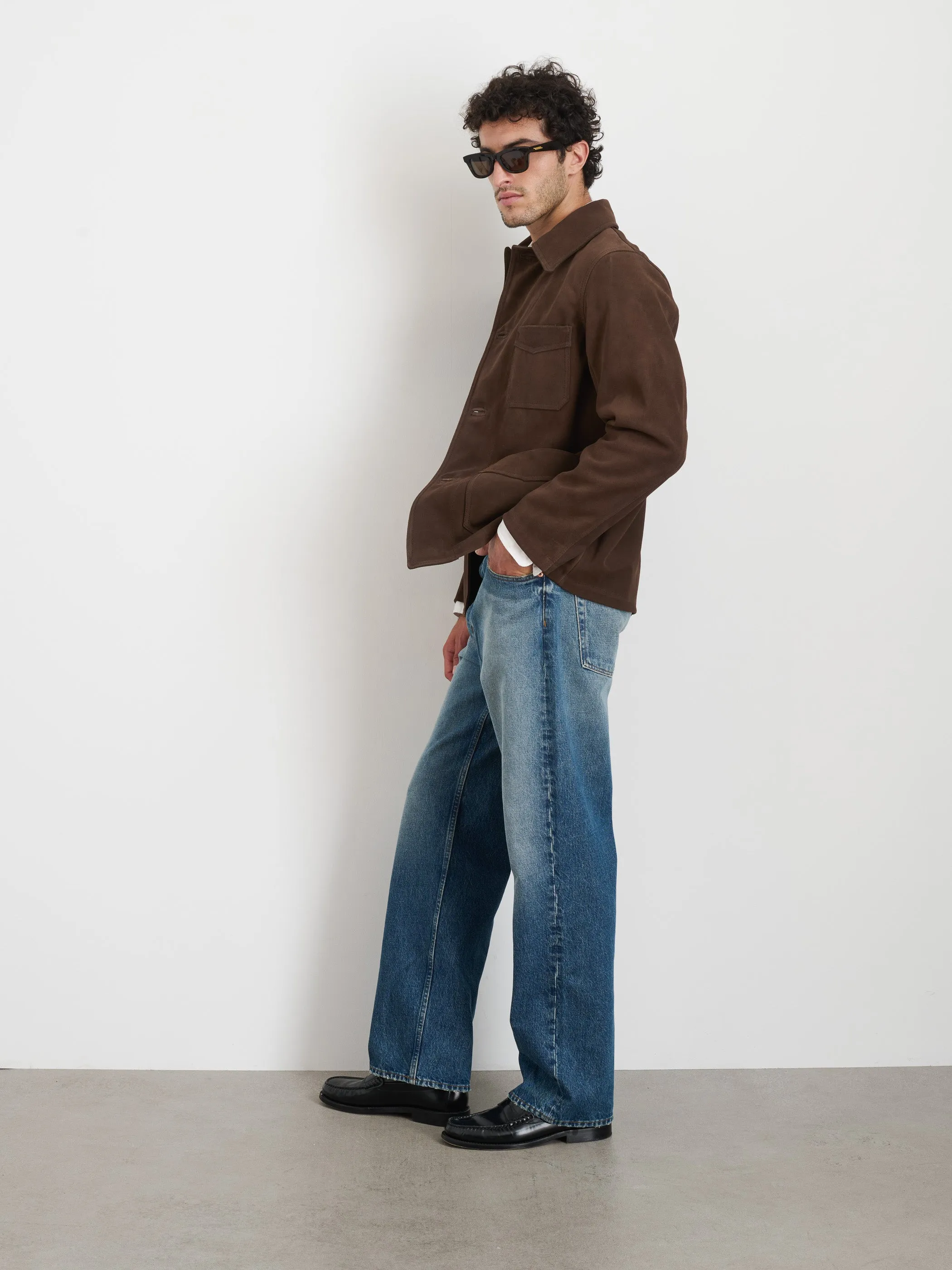 Owen Barry x Alex Mill Work Jacket in Suede