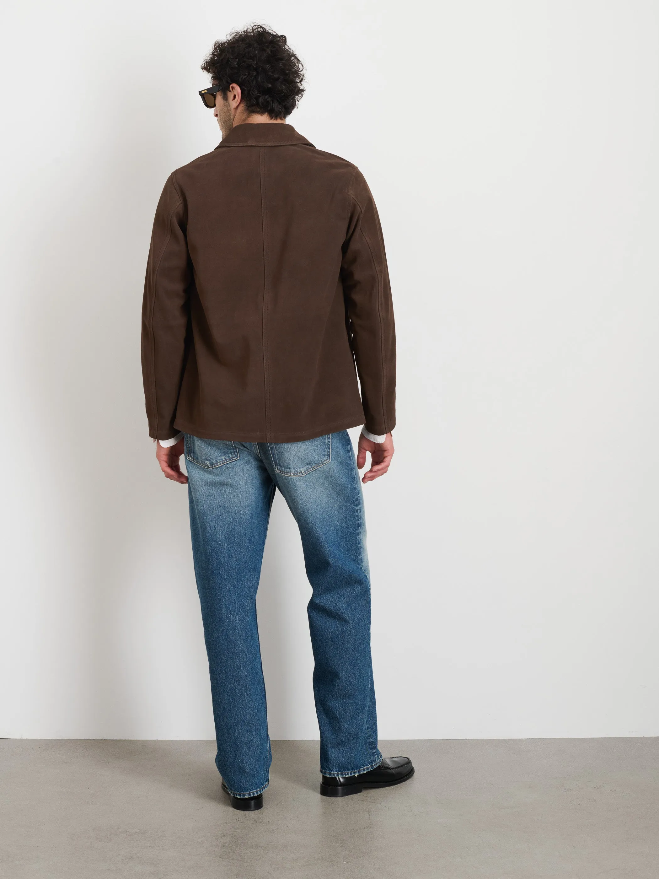 Owen Barry x Alex Mill Work Jacket in Suede
