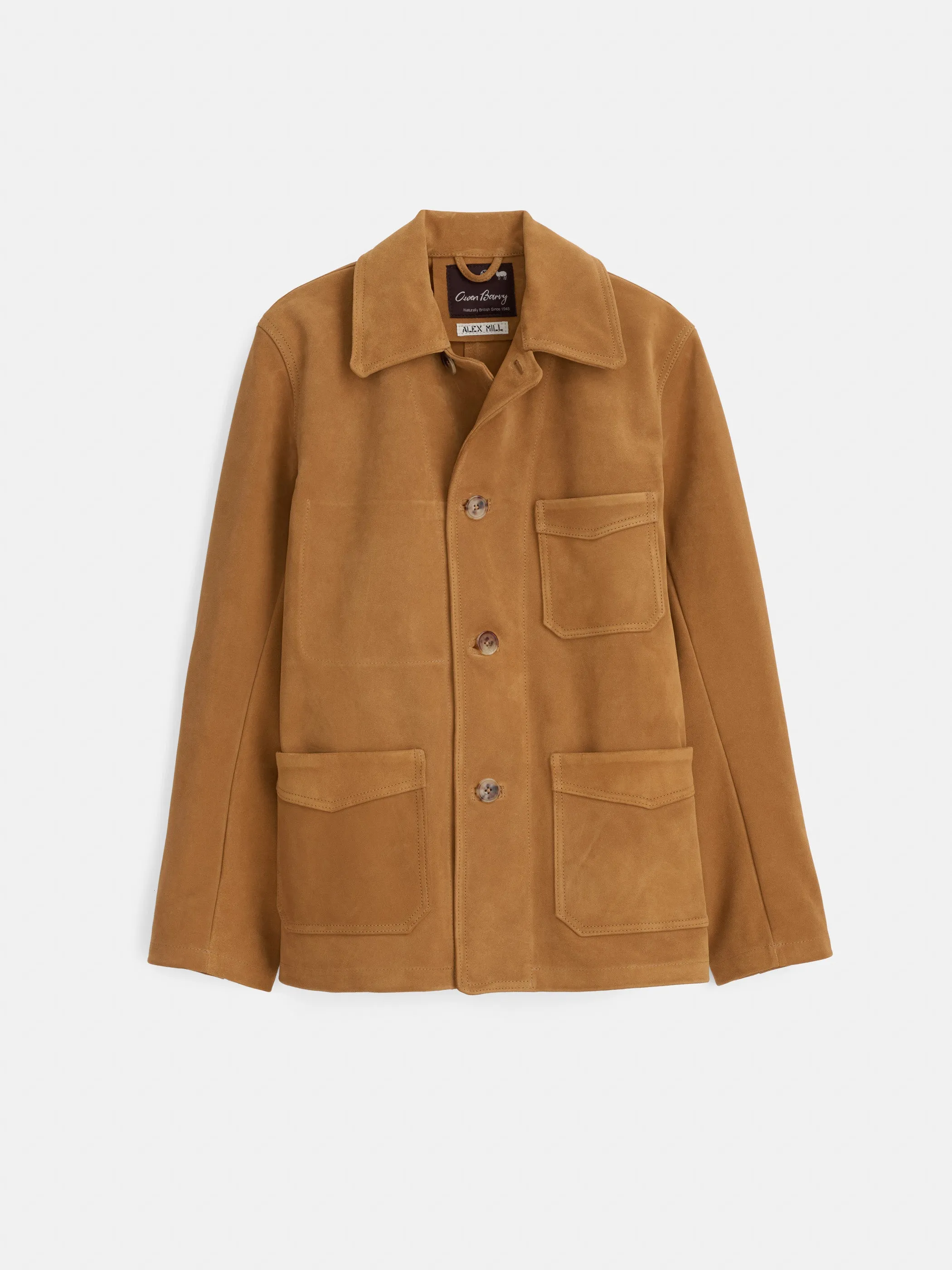 Owen Barry x Alex Mill Work Jacket in Suede