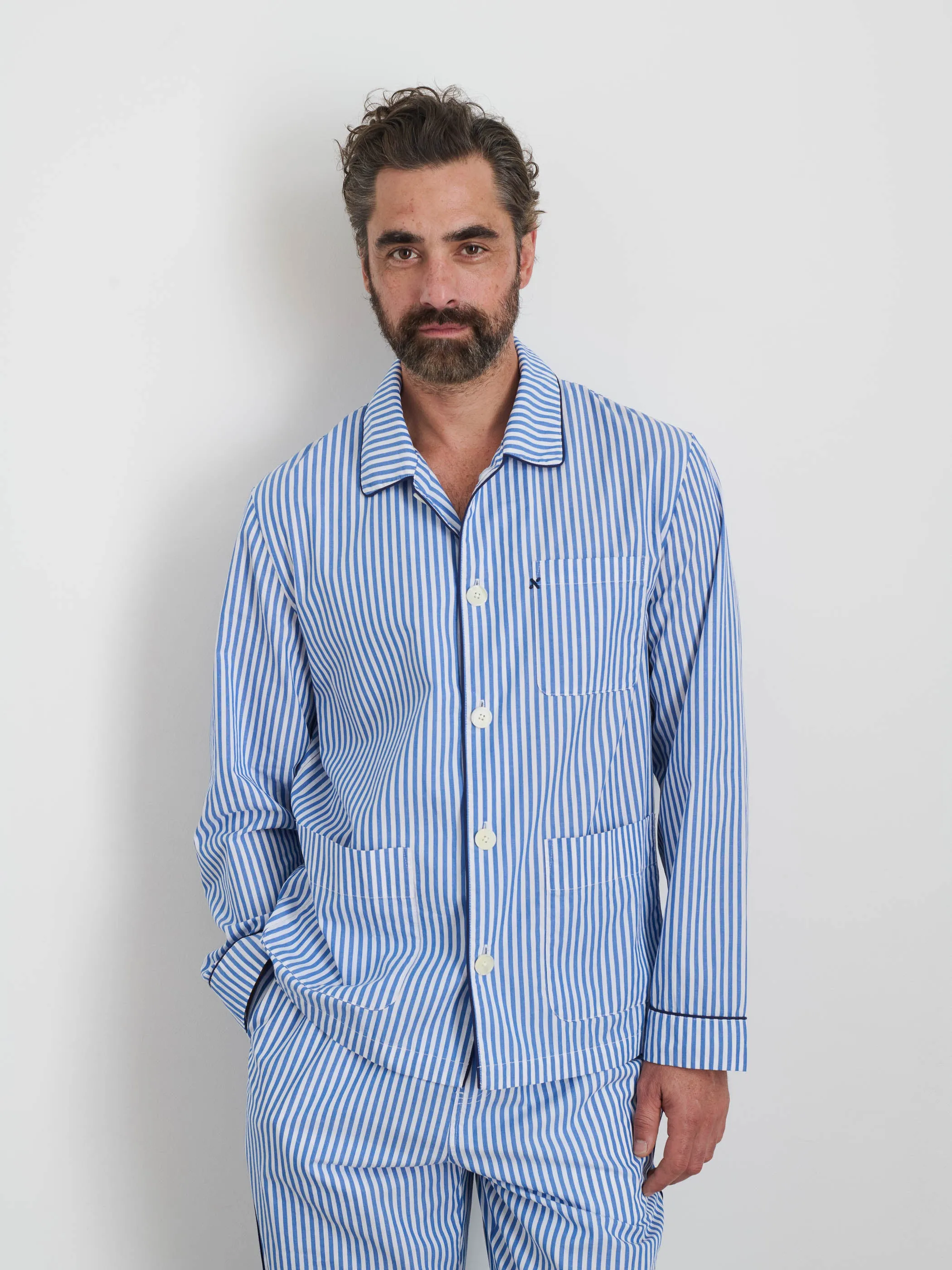 P'Jimmies Sleep Shirt in Stripe