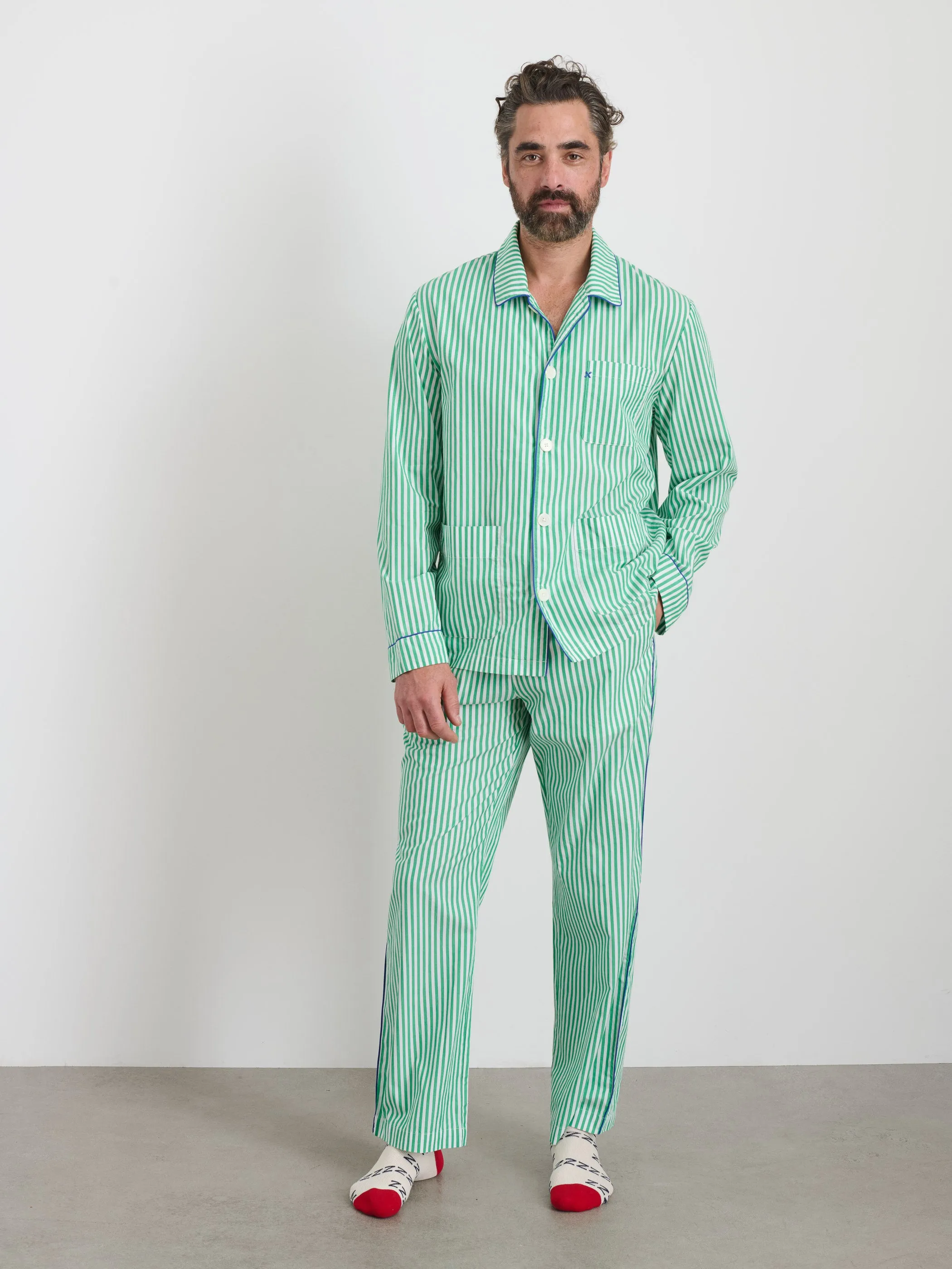 P'Jimmies Sleep Shirt in Stripe