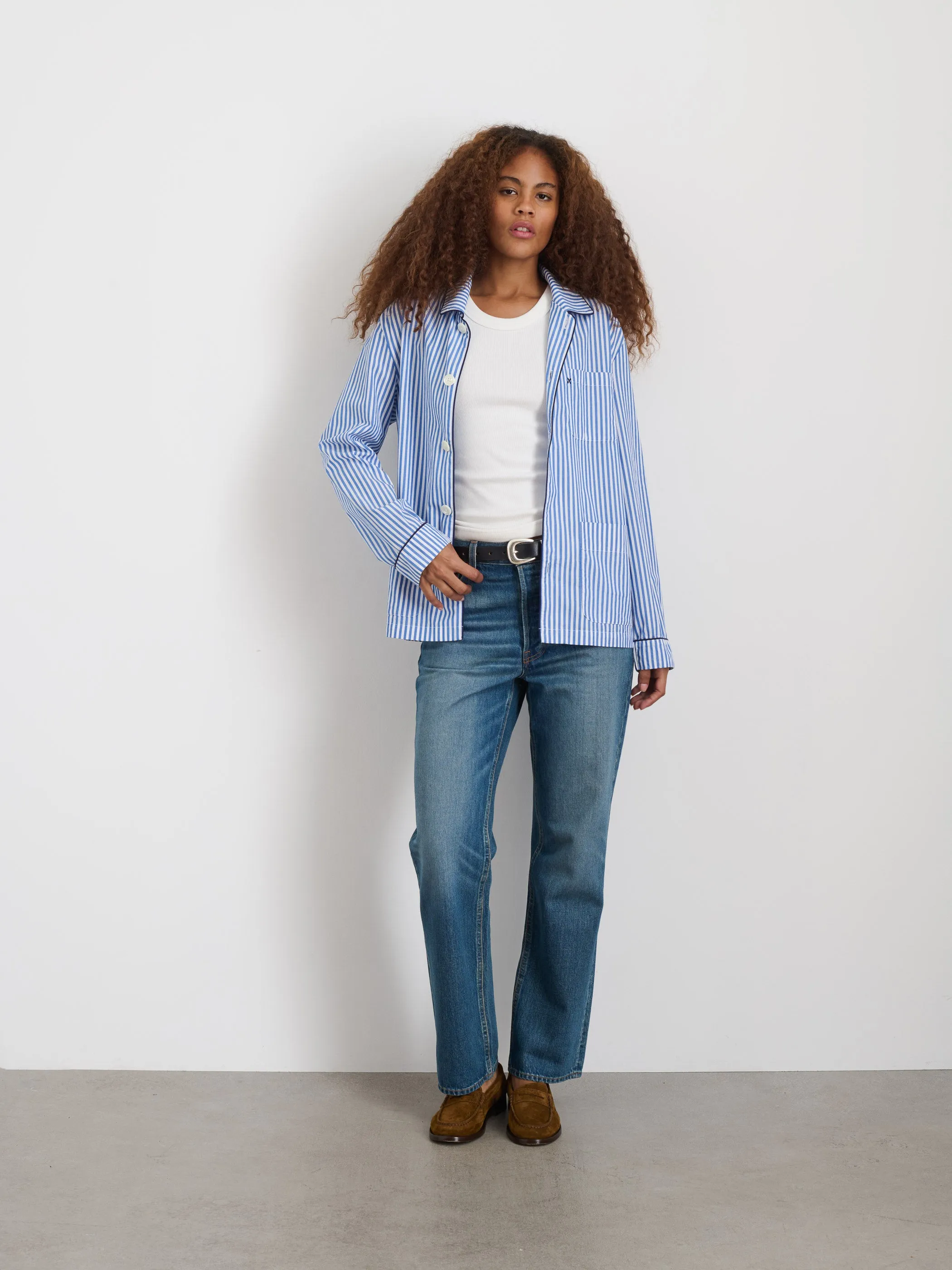 P'Jimmies Sleep Shirt in Stripe