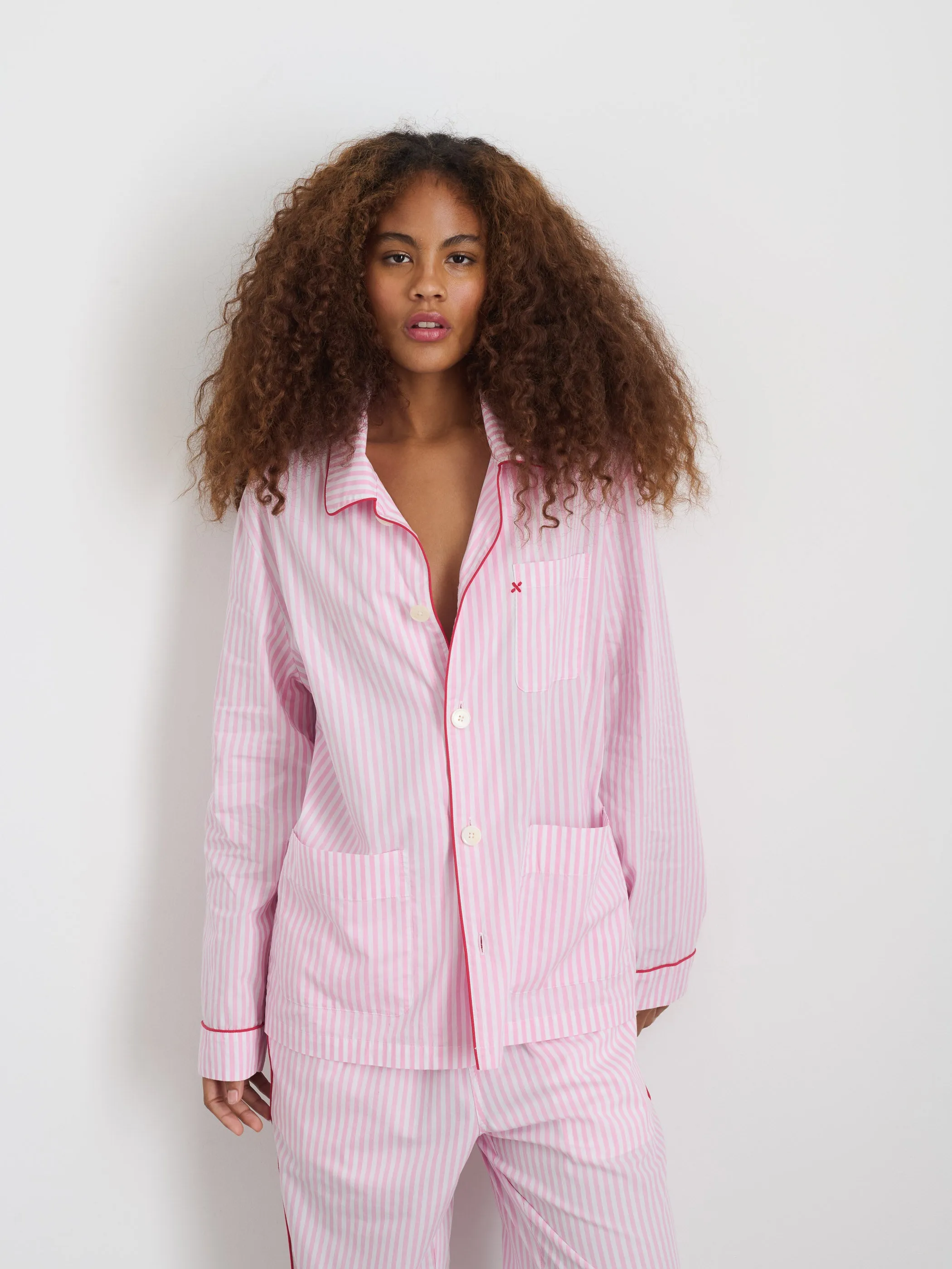 P'Jimmies Sleep Shirt in Stripe