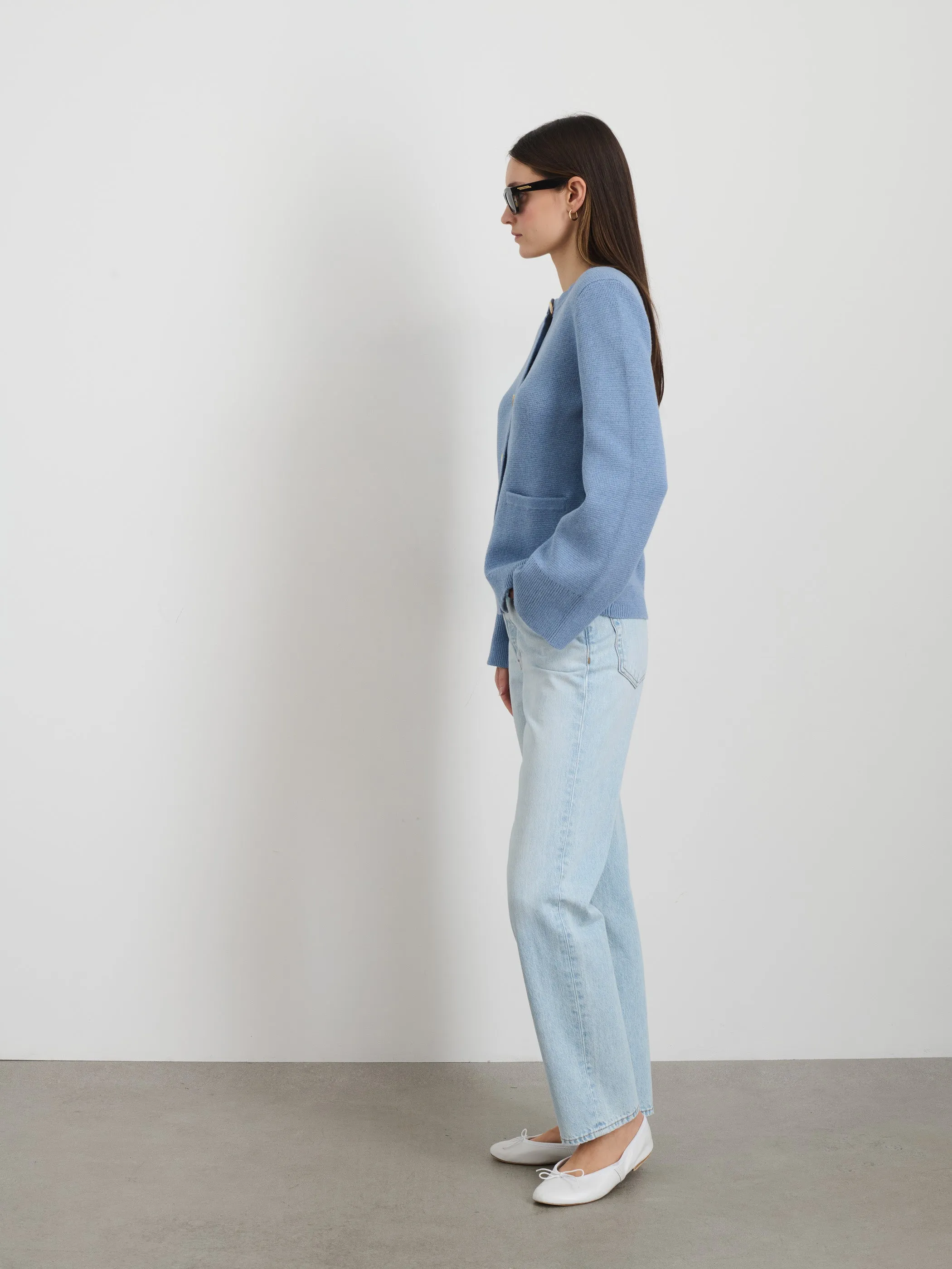 Provence Sweater Jacket In Cotton Cashmere