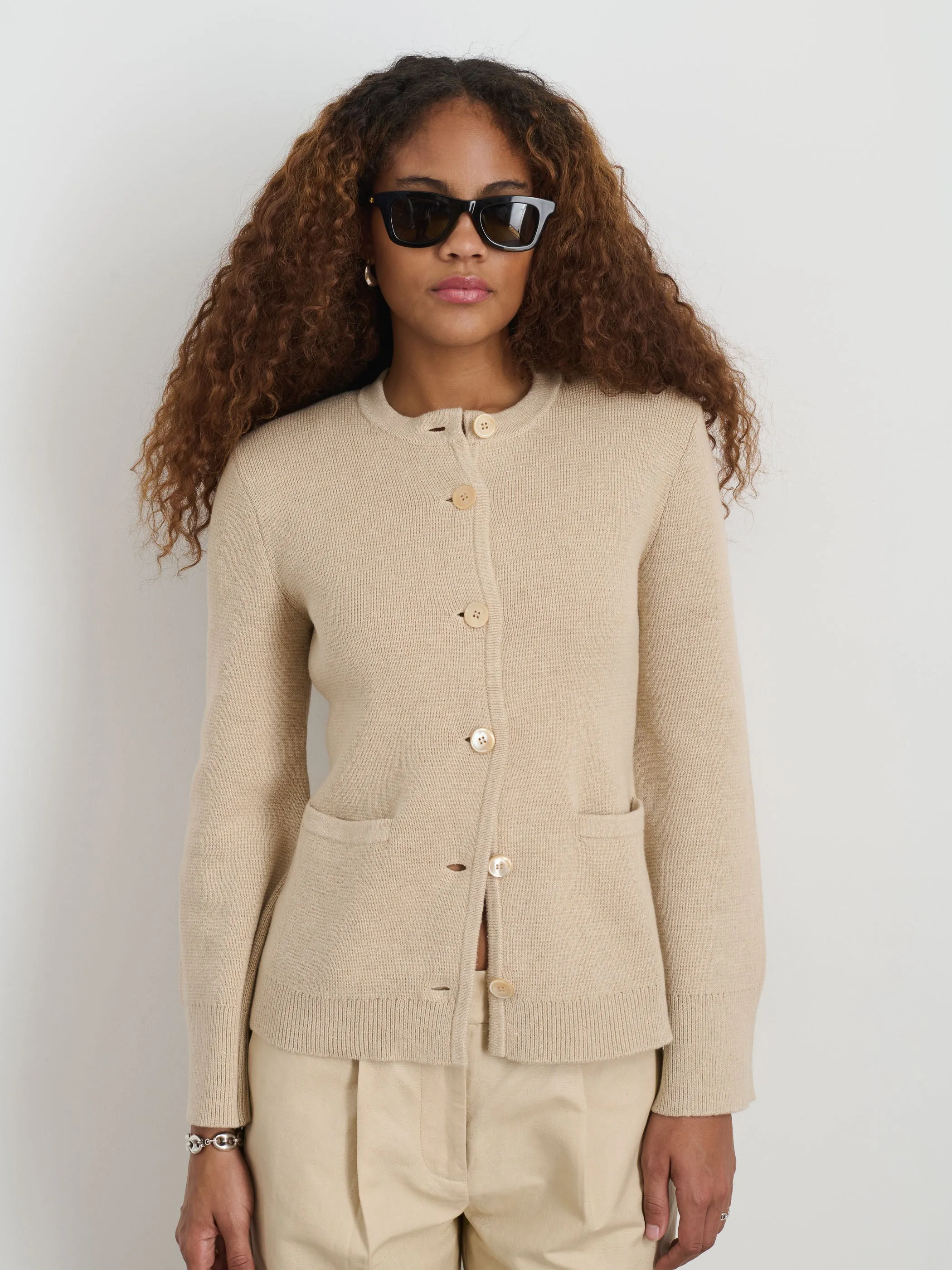 Provence Sweater Jacket In Cotton Cashmere