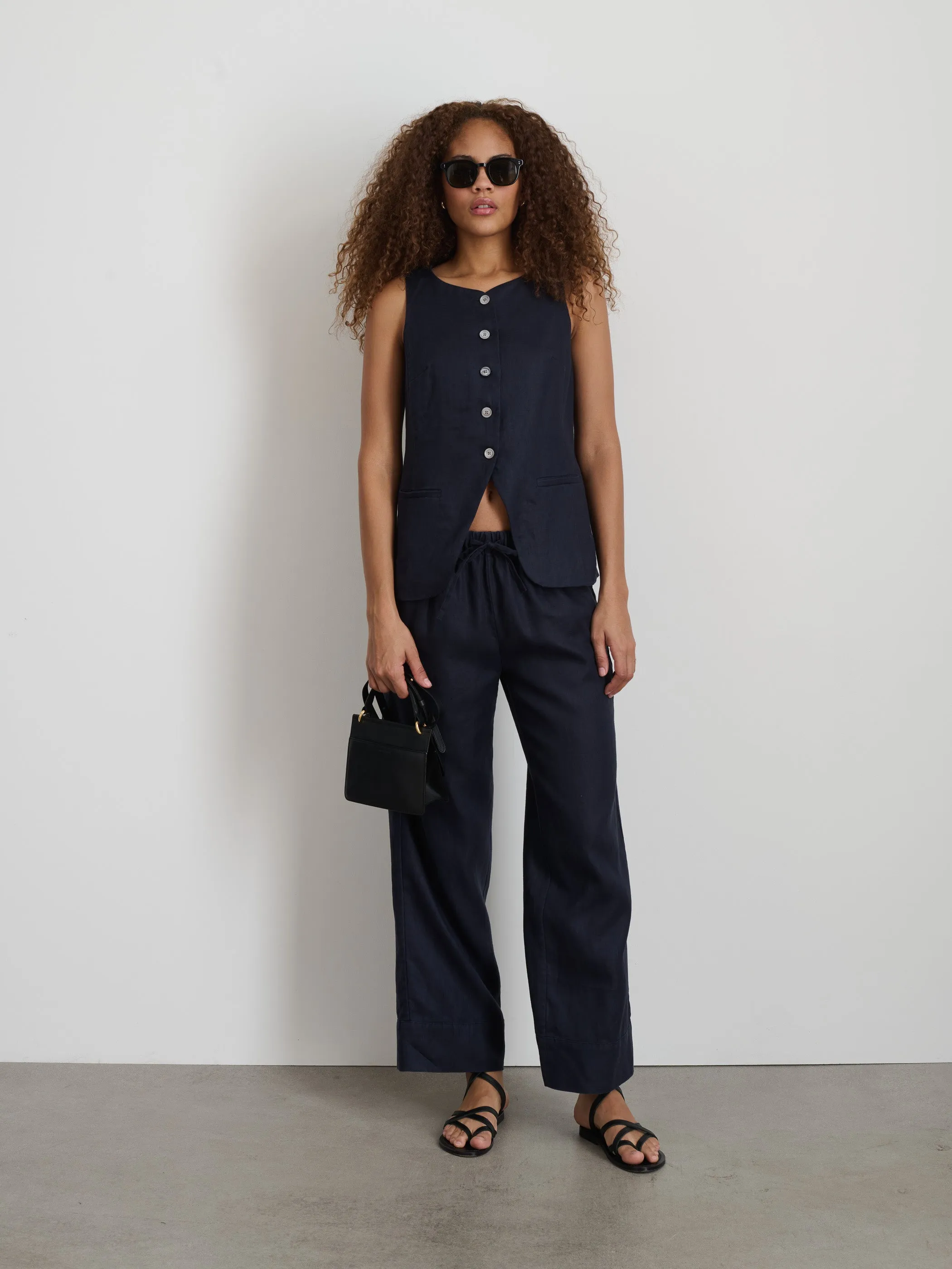 Riley Pant In Linen