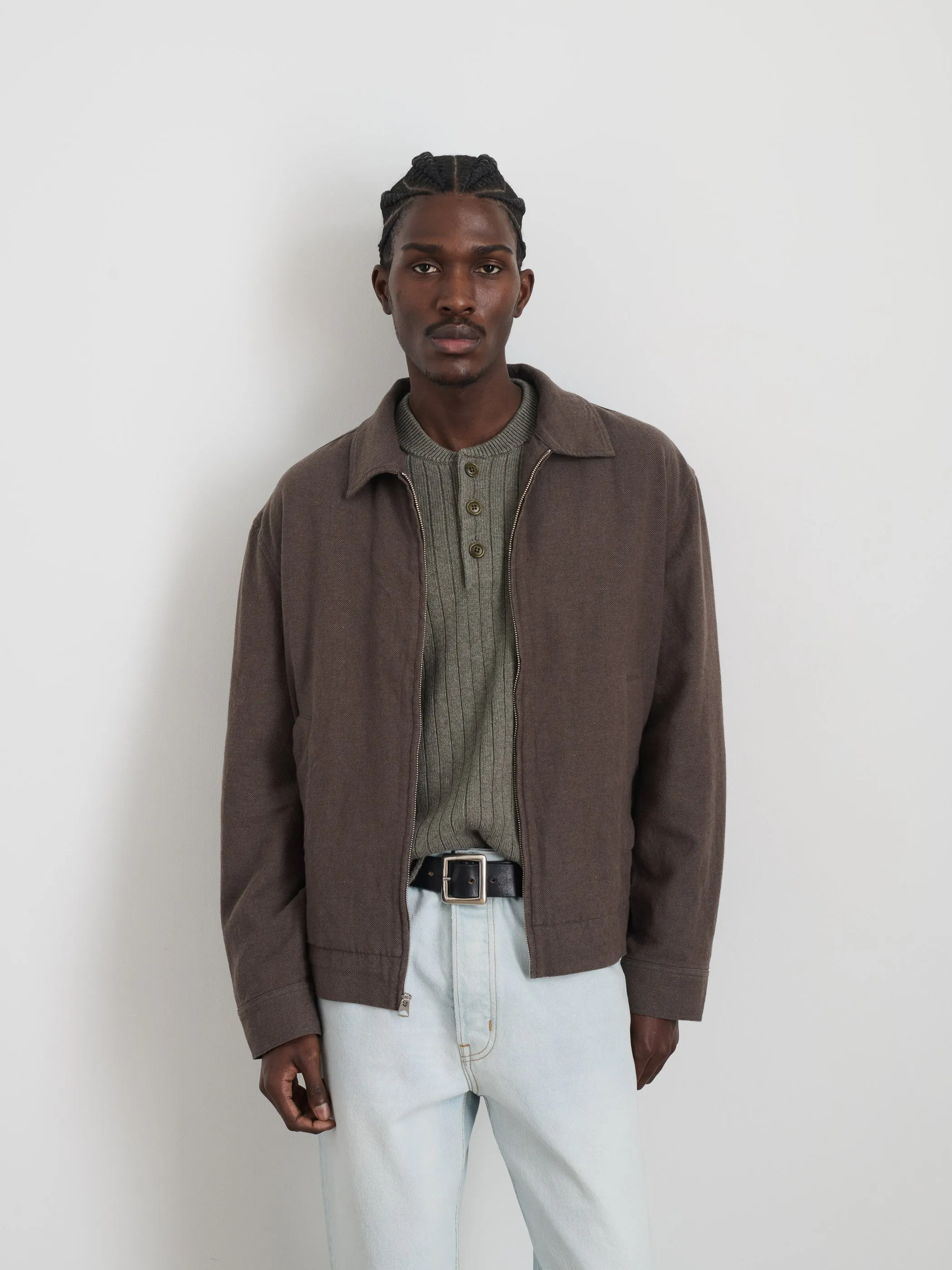 Sam Jacket In Cotton Linen