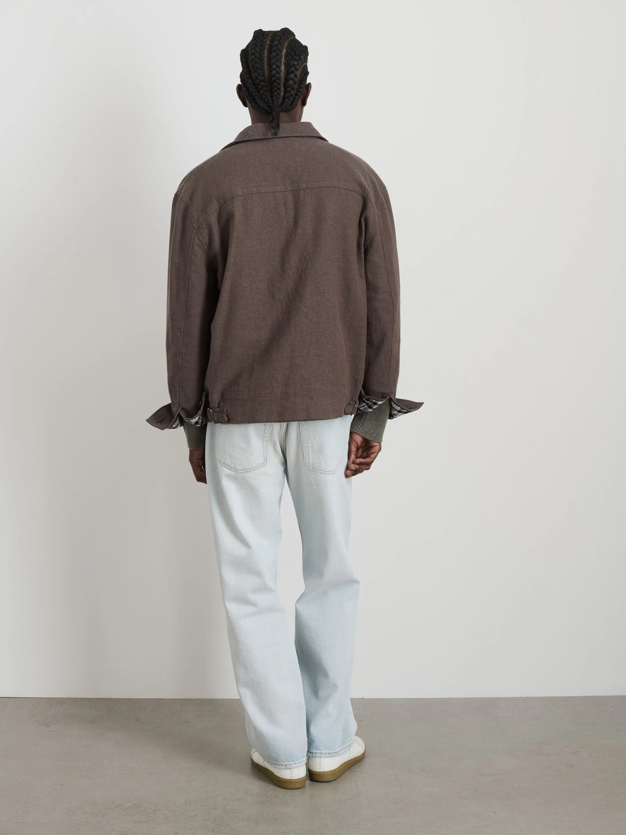 Sam Jacket In Cotton Linen