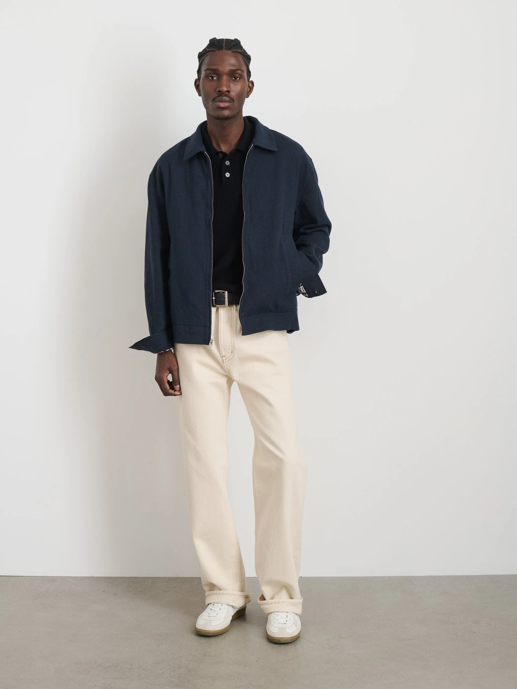 Sam Jacket In Cotton Linen