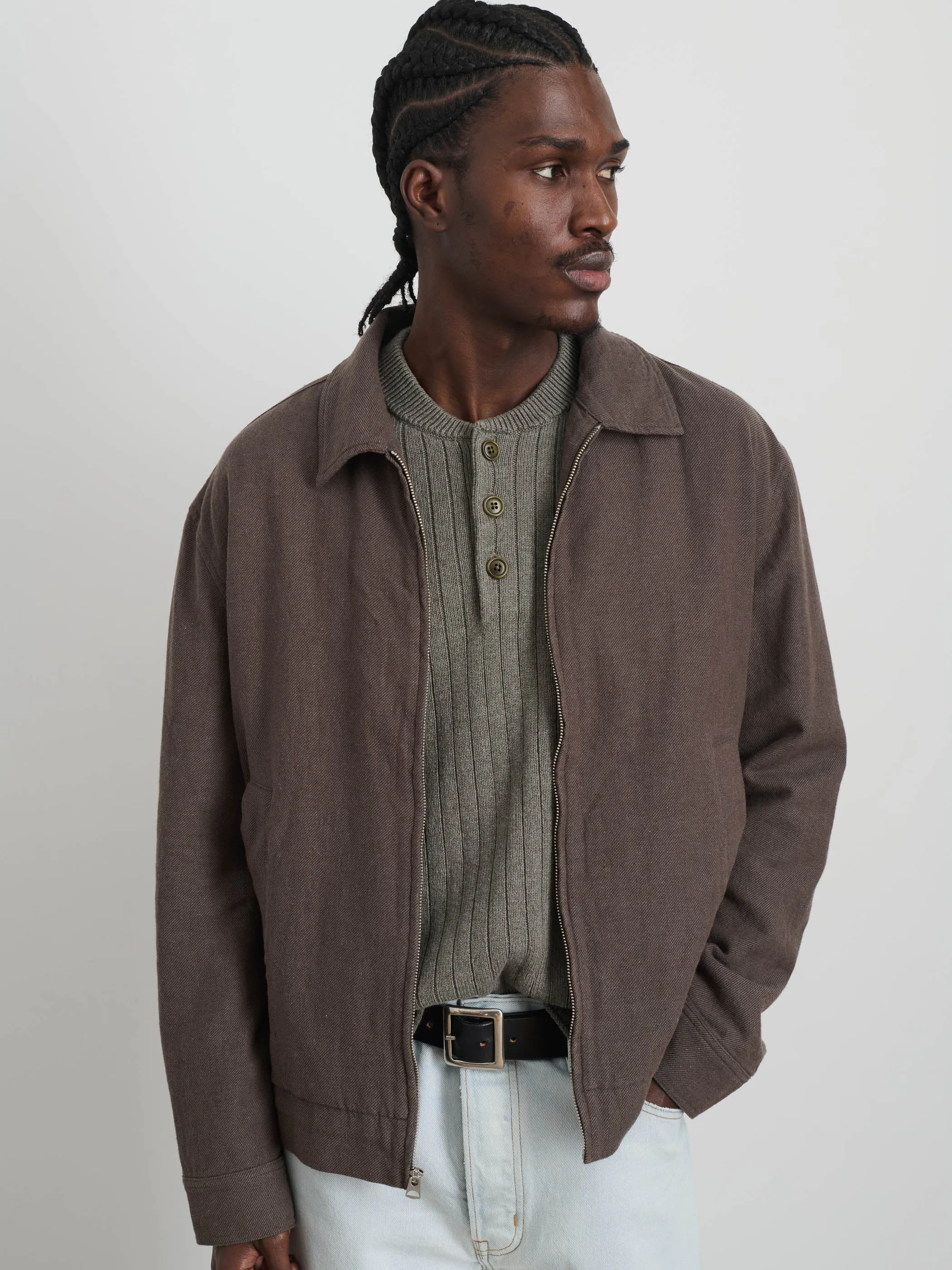 Sam Jacket In Cotton Linen