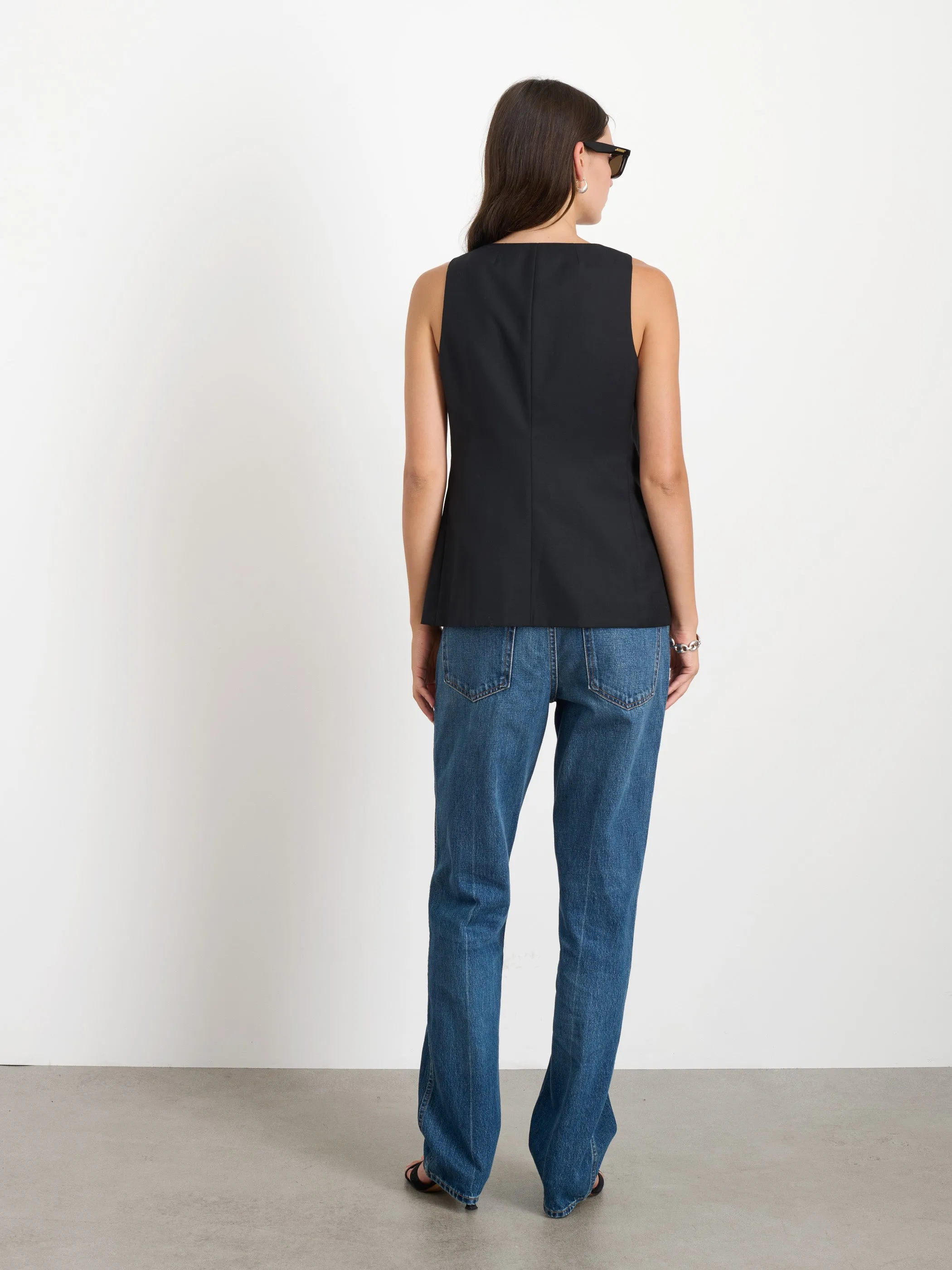 Sammy Vest in Wool Blend