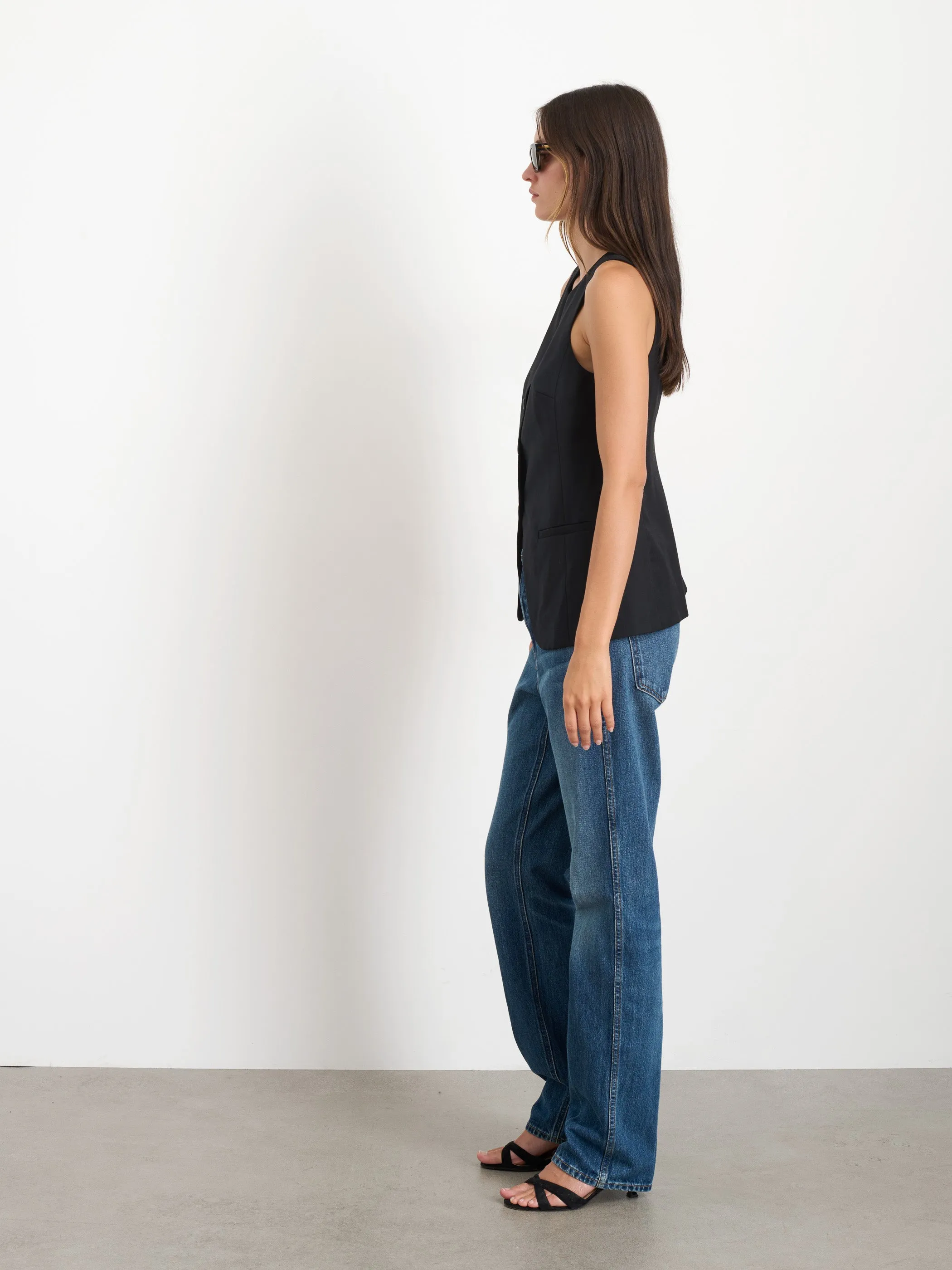 Sammy Vest in Wool Blend