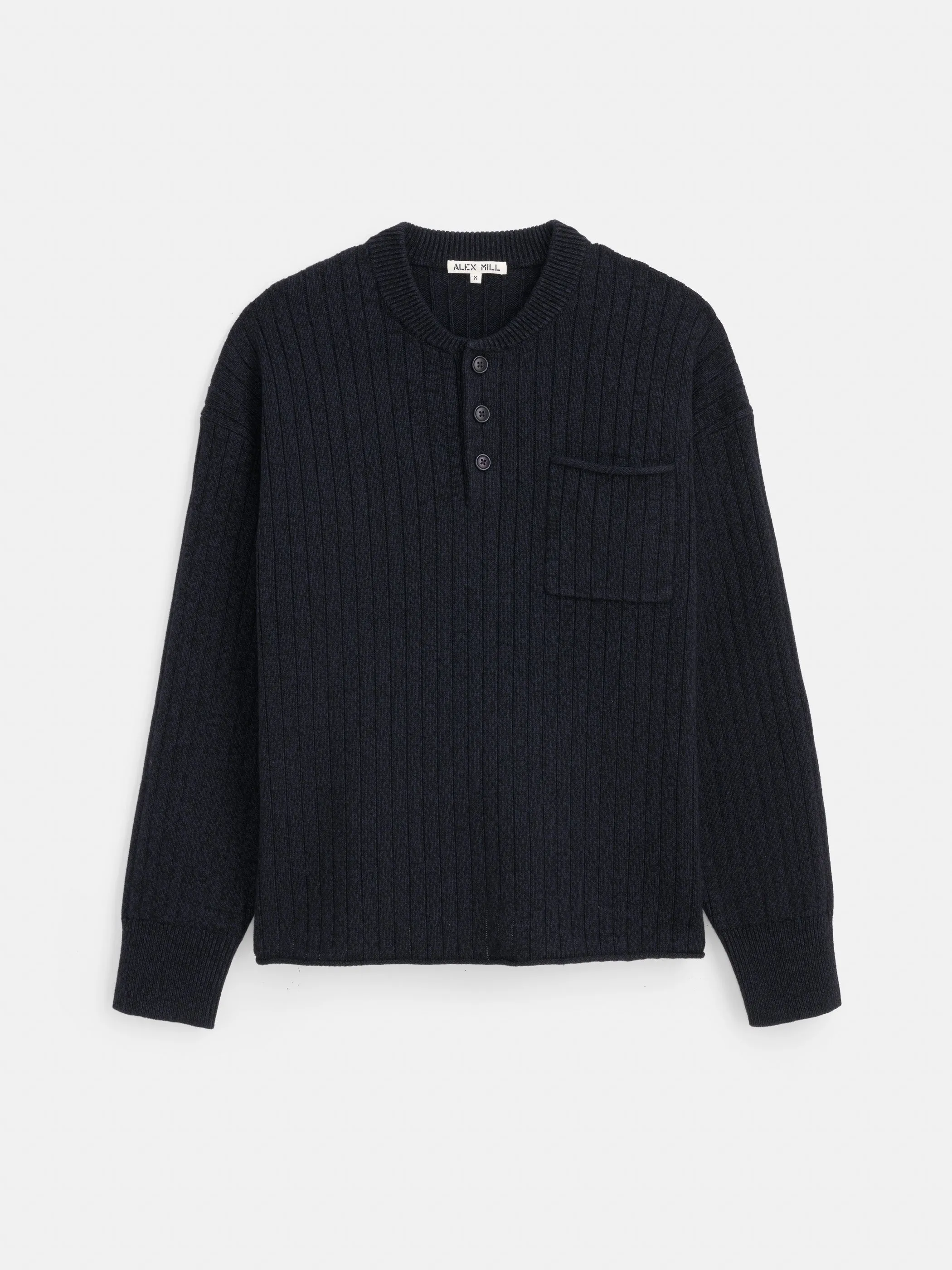 Sawyer Ribbed Henley Sweater