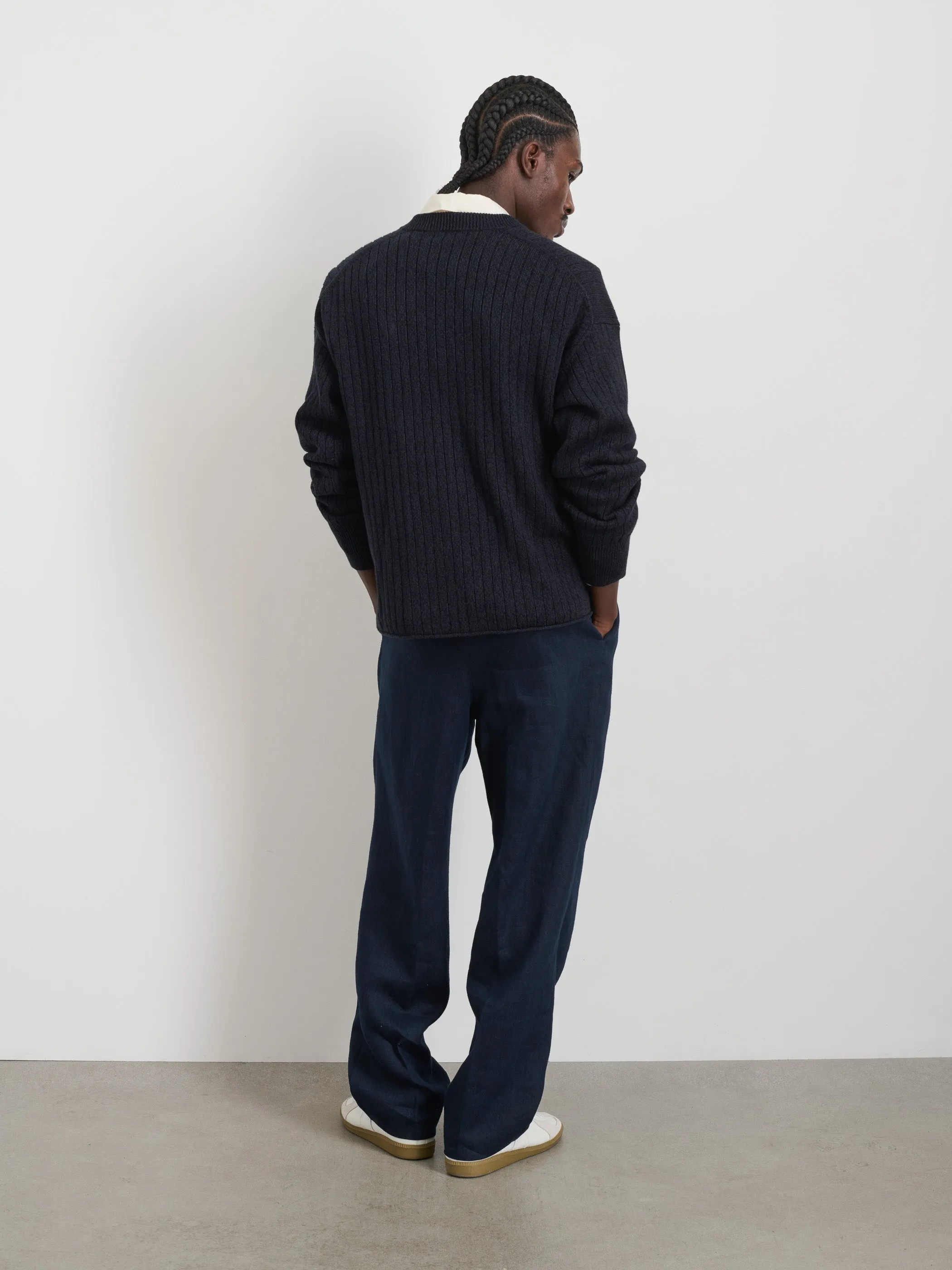 Sawyer Ribbed Henley Sweater
