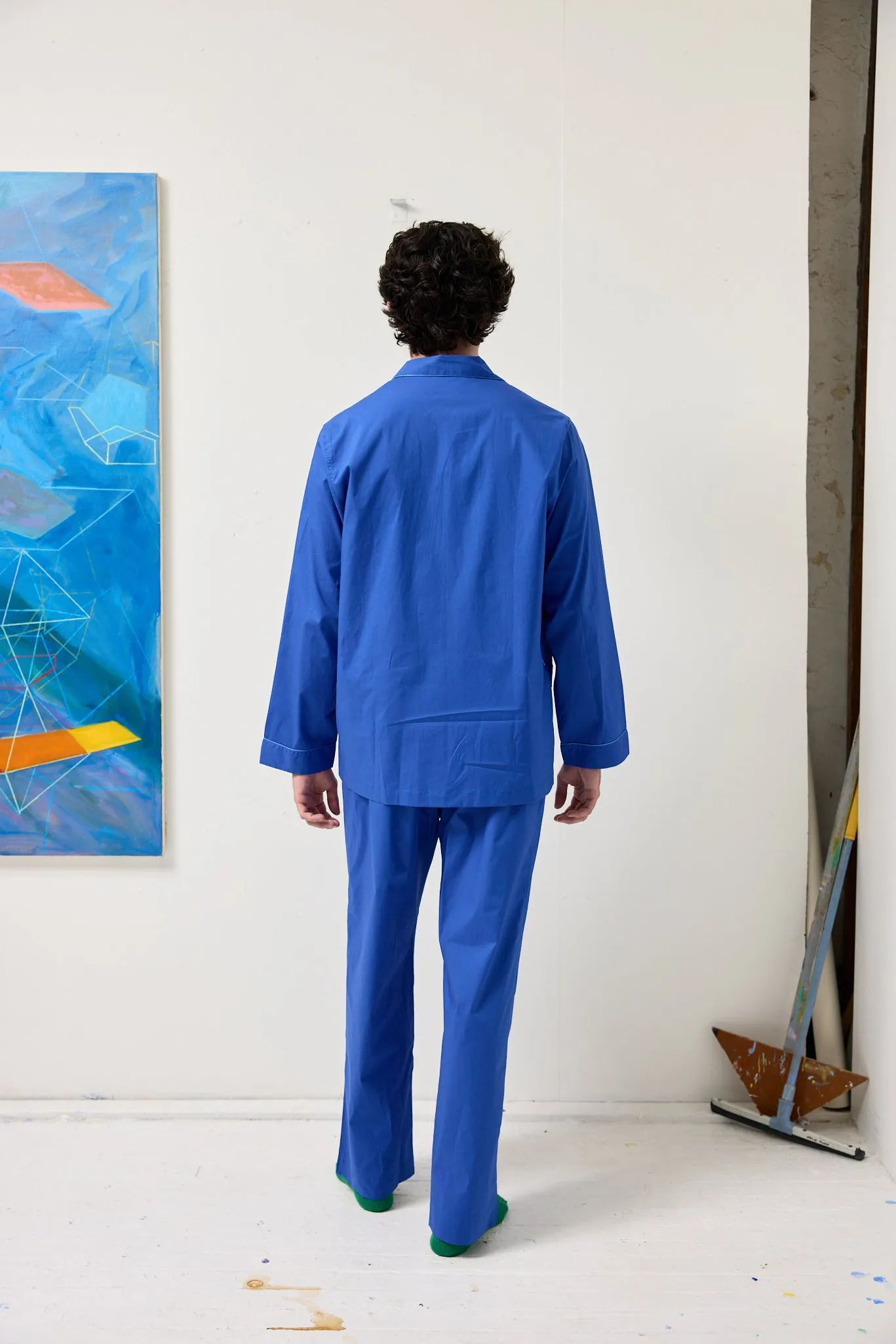 Schostal x Alex Mill Solid Long Sleeve Pajama Set