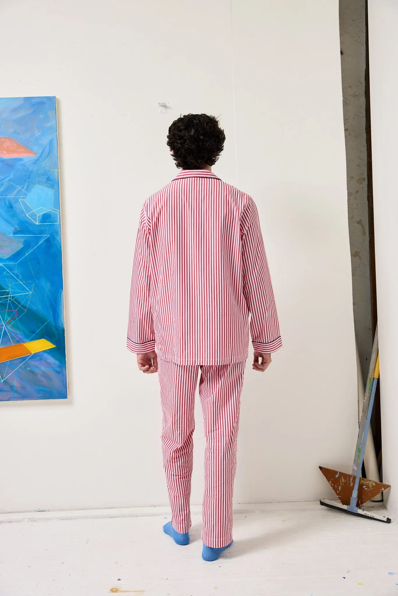 Schostal x Alex Mill Striped Long Sleeve Pajama Set