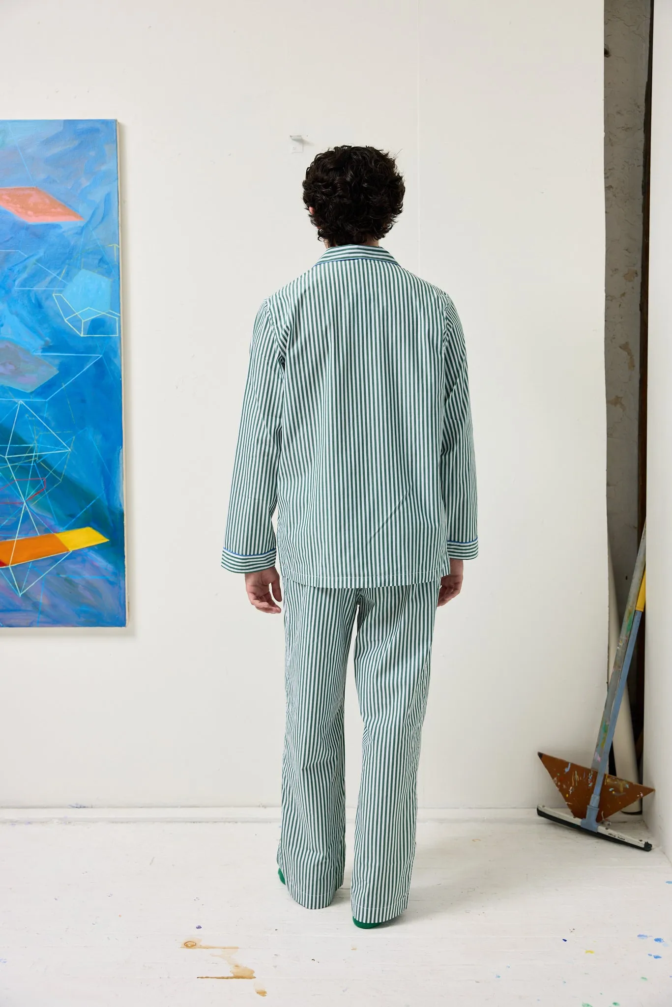 Schostal x Alex Mill Striped Long Sleeve Pajama Set