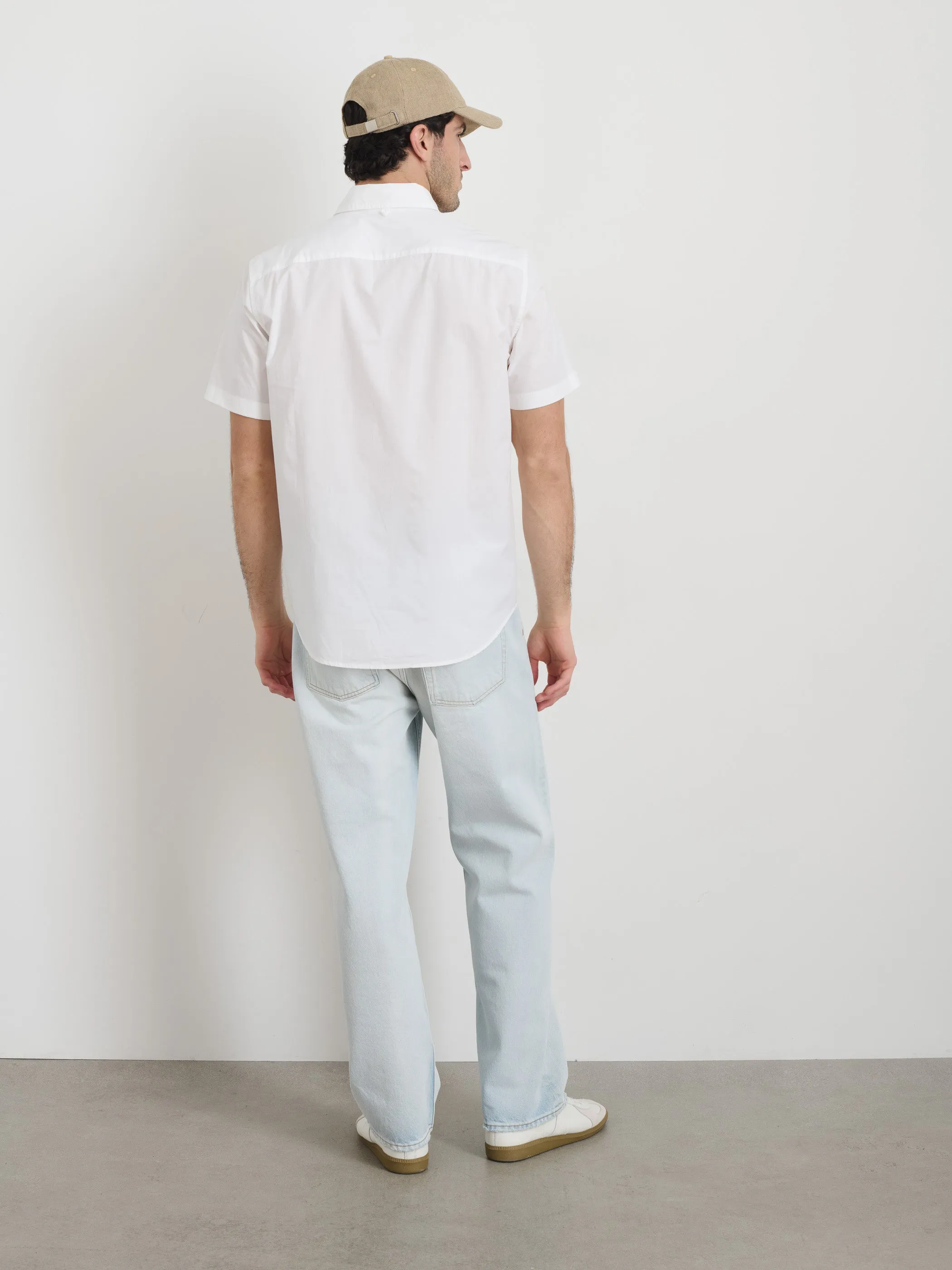 Short Sleeve Mill Shirt in Cotton