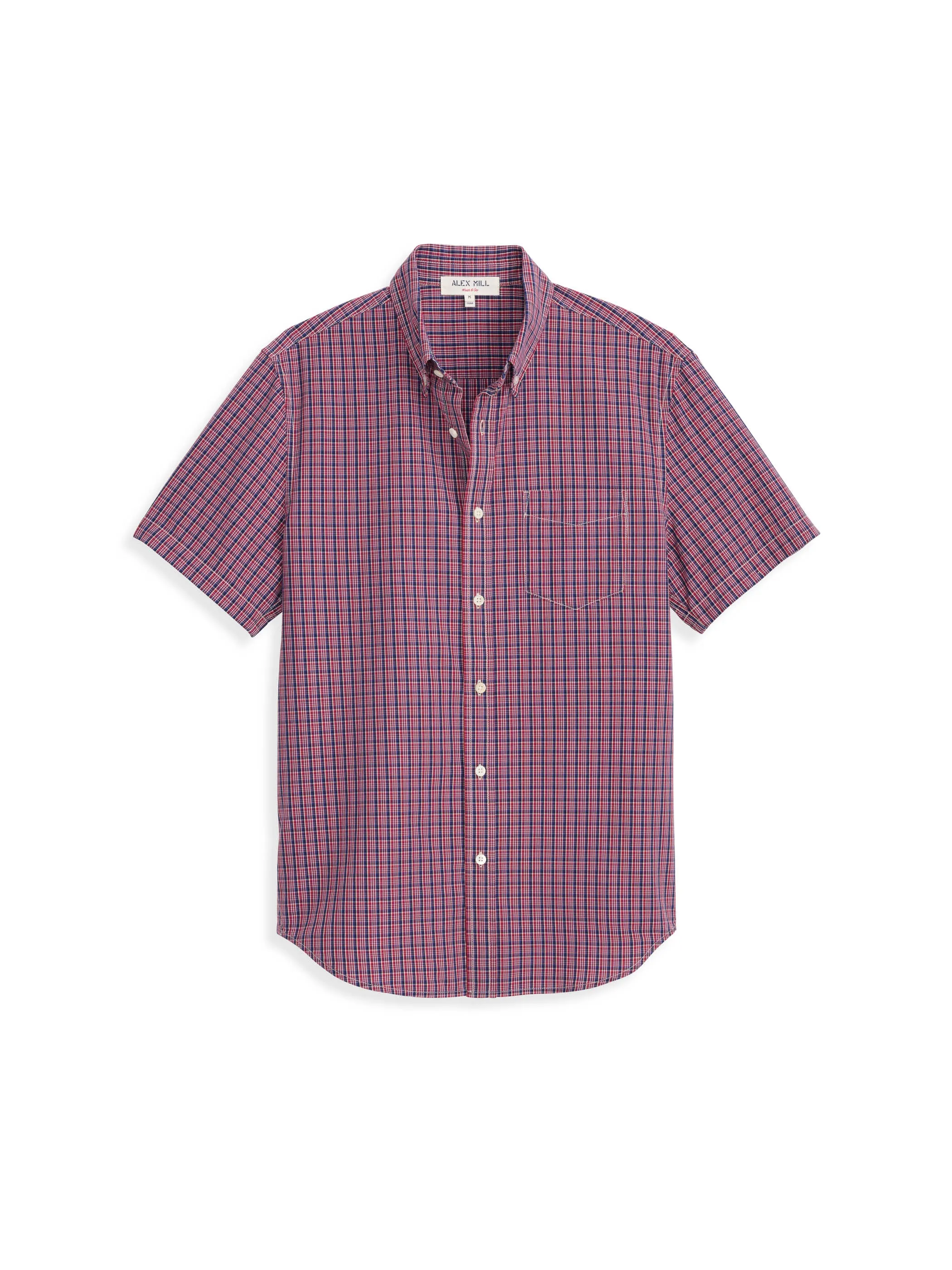 Short Sleeve Mill Shirt In Madras