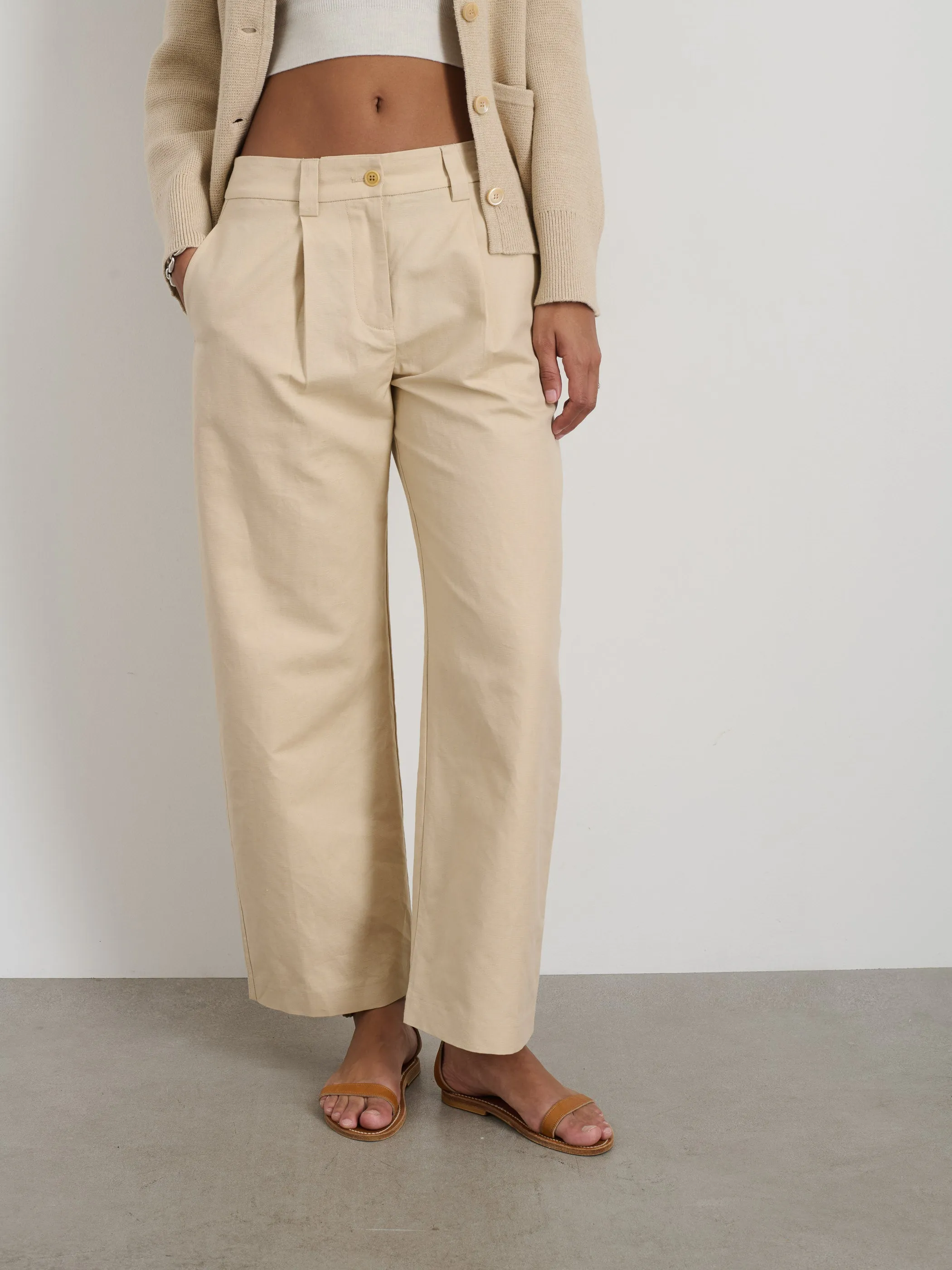 Soho Pant In Cotton Linen