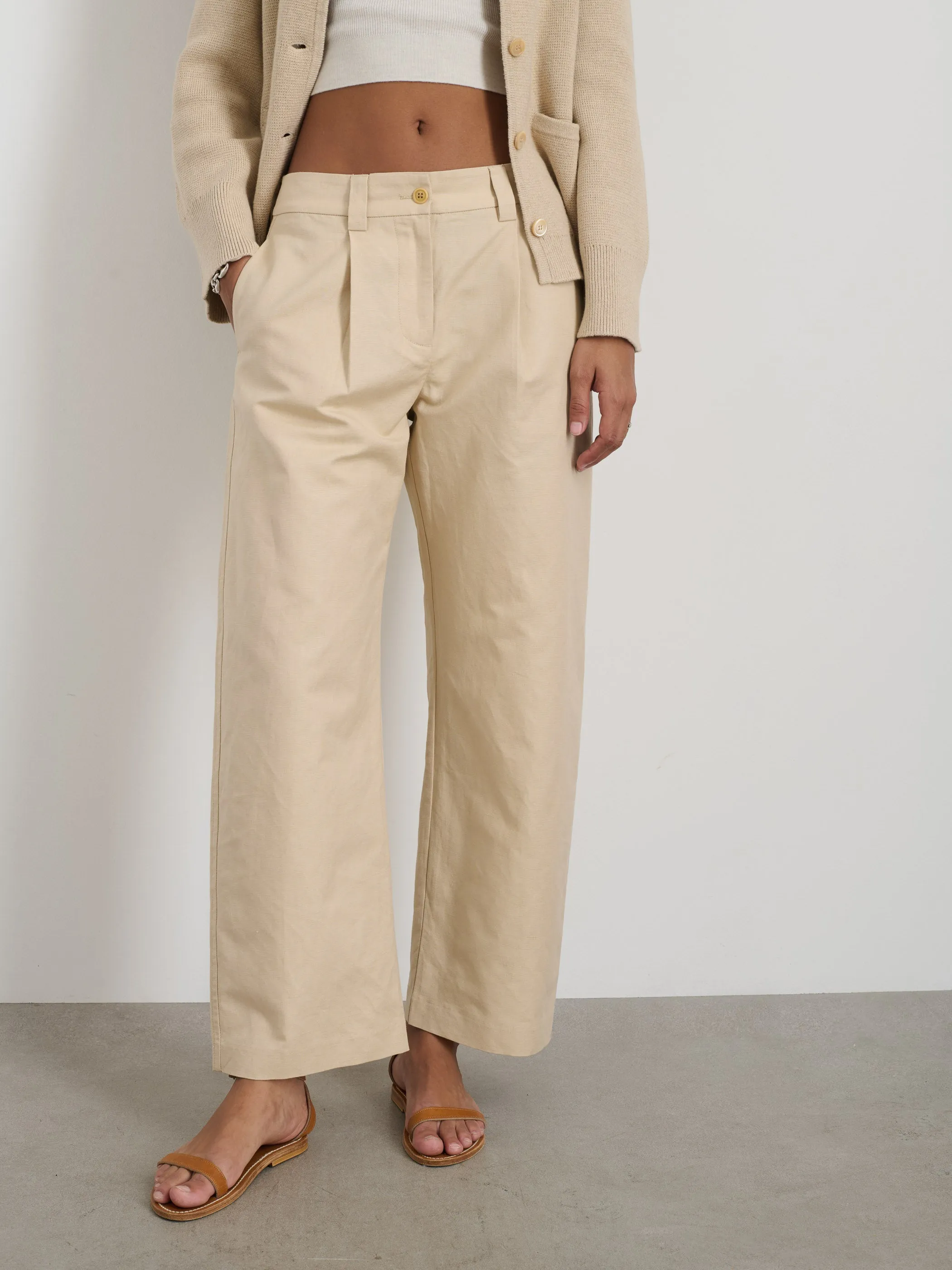 Soho Pant In Cotton Linen