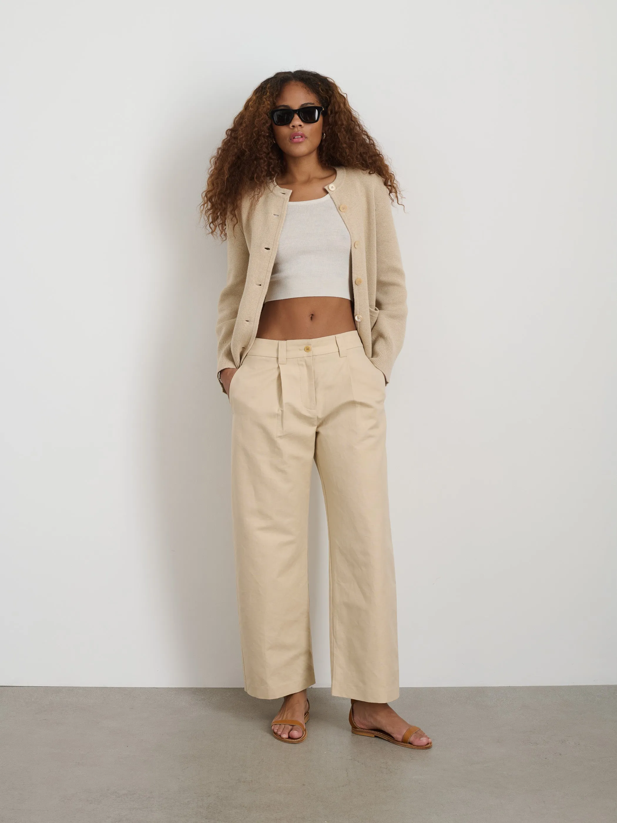 Soho Pant In Cotton Linen