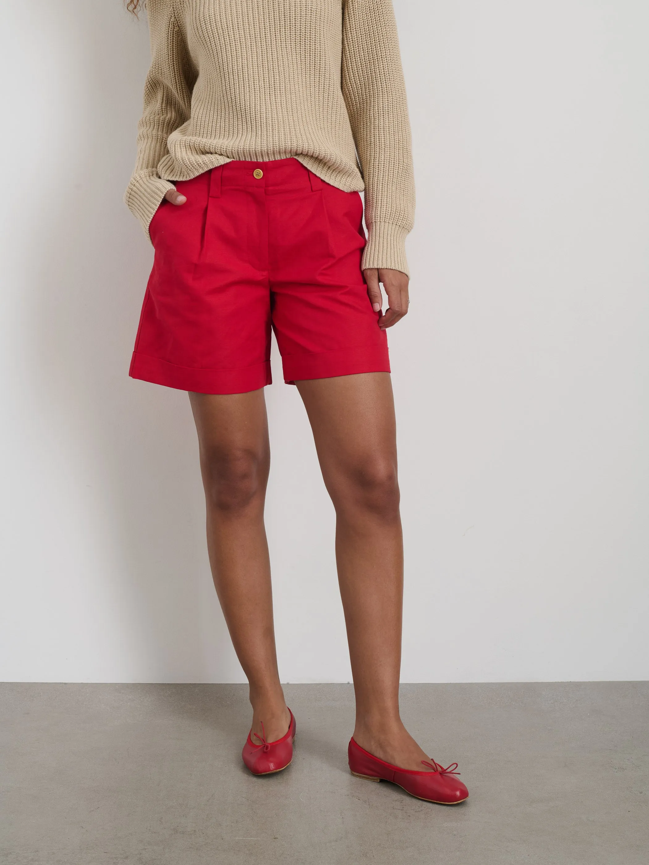 Soho Short In Cotton Linen