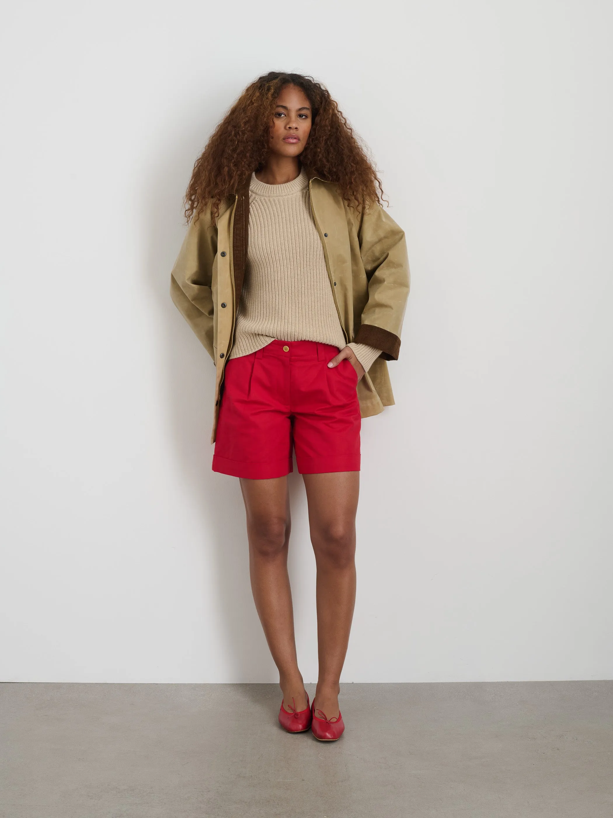 Soho Short In Cotton Linen