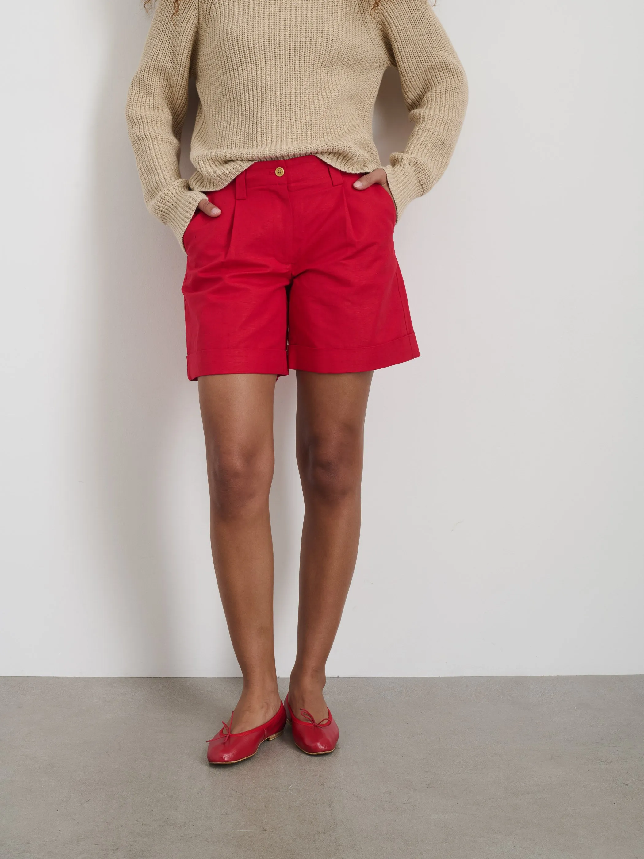 Soho Short In Cotton Linen