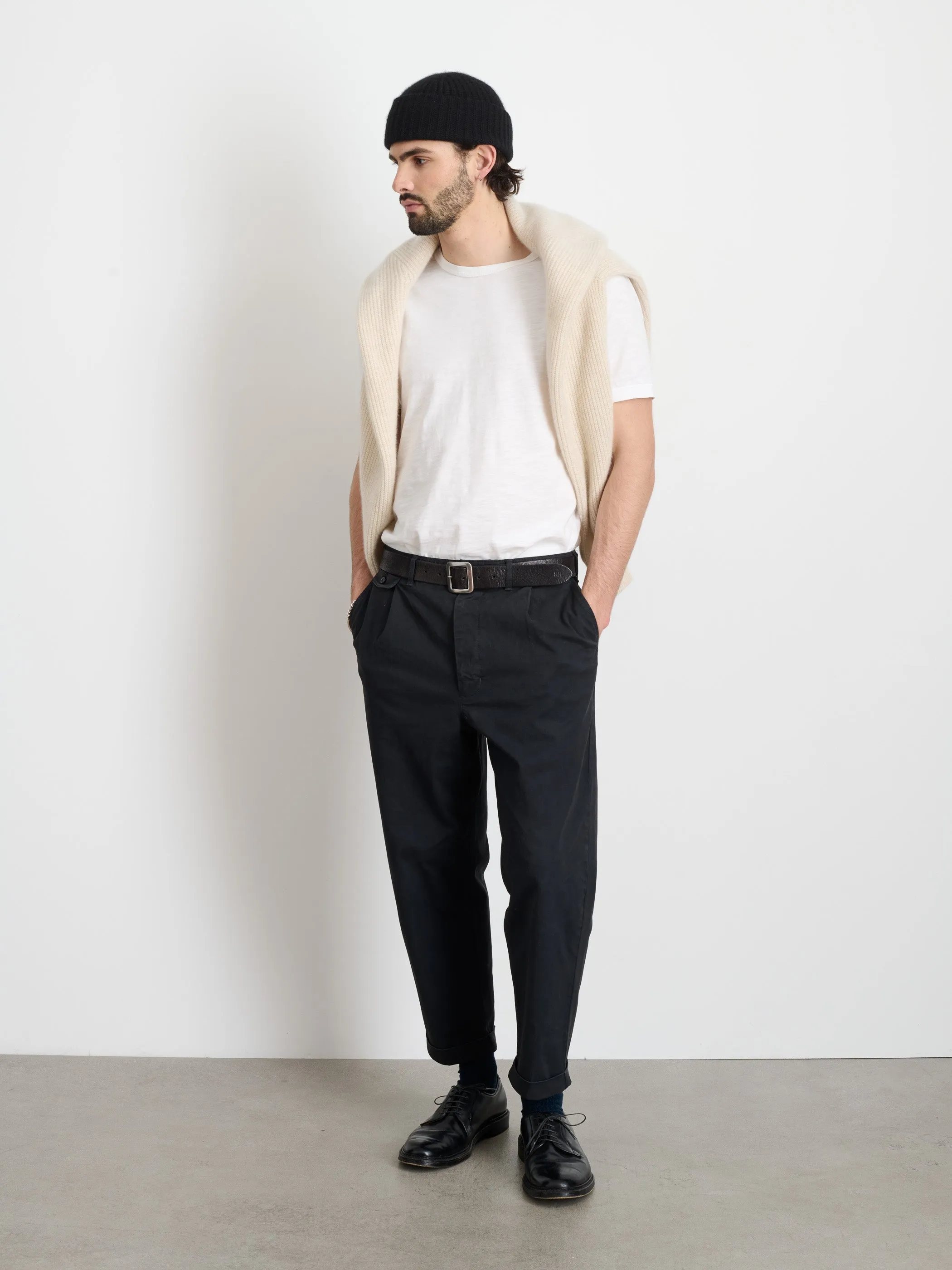 Standard Pleated Pant in Chino